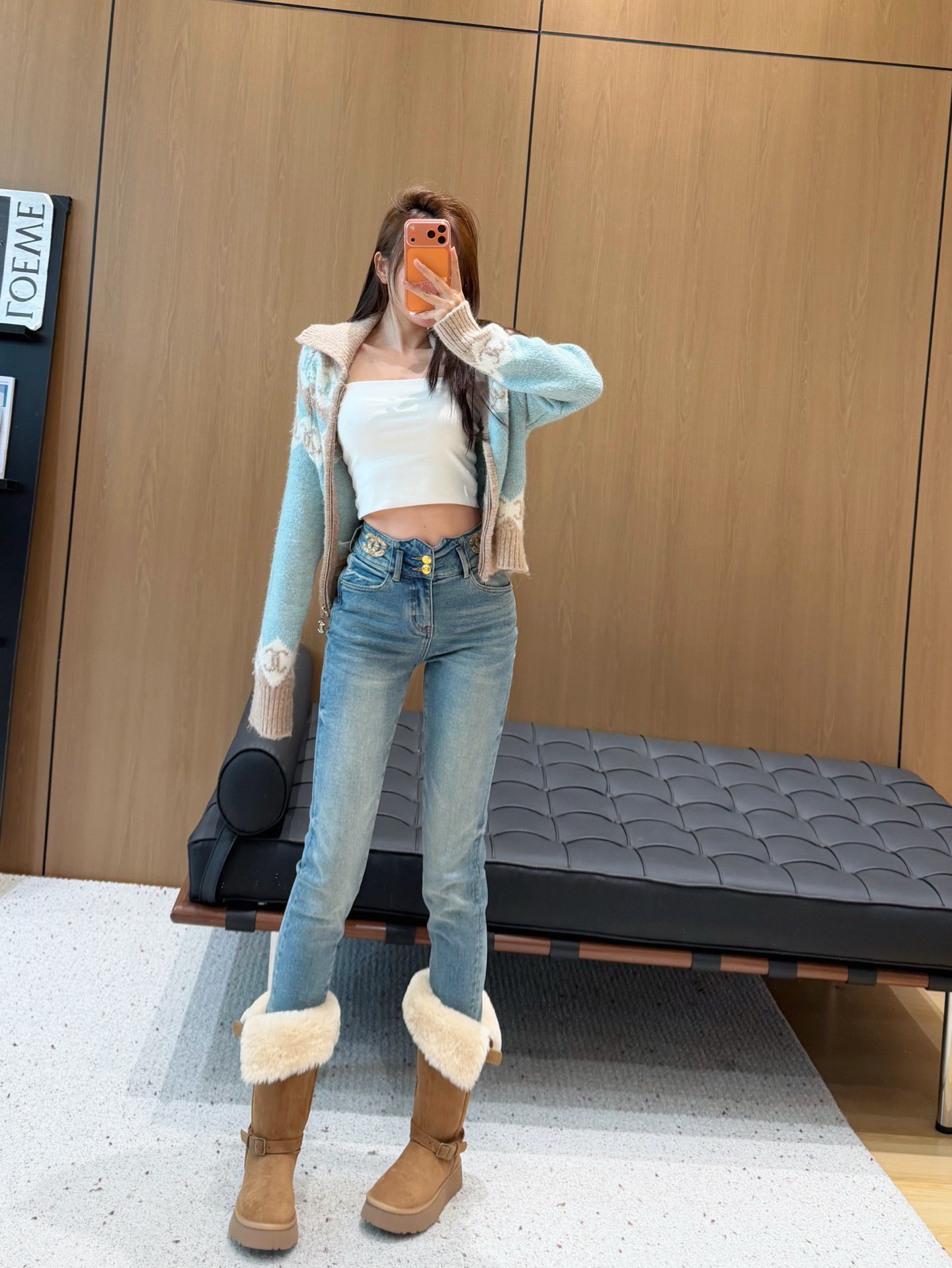 NO:685376,It slims down and beautifies the proportions, and the velvet is not visible at all,19860909显瘦美化比例 根本看不出来加绒,,,Women's clothing