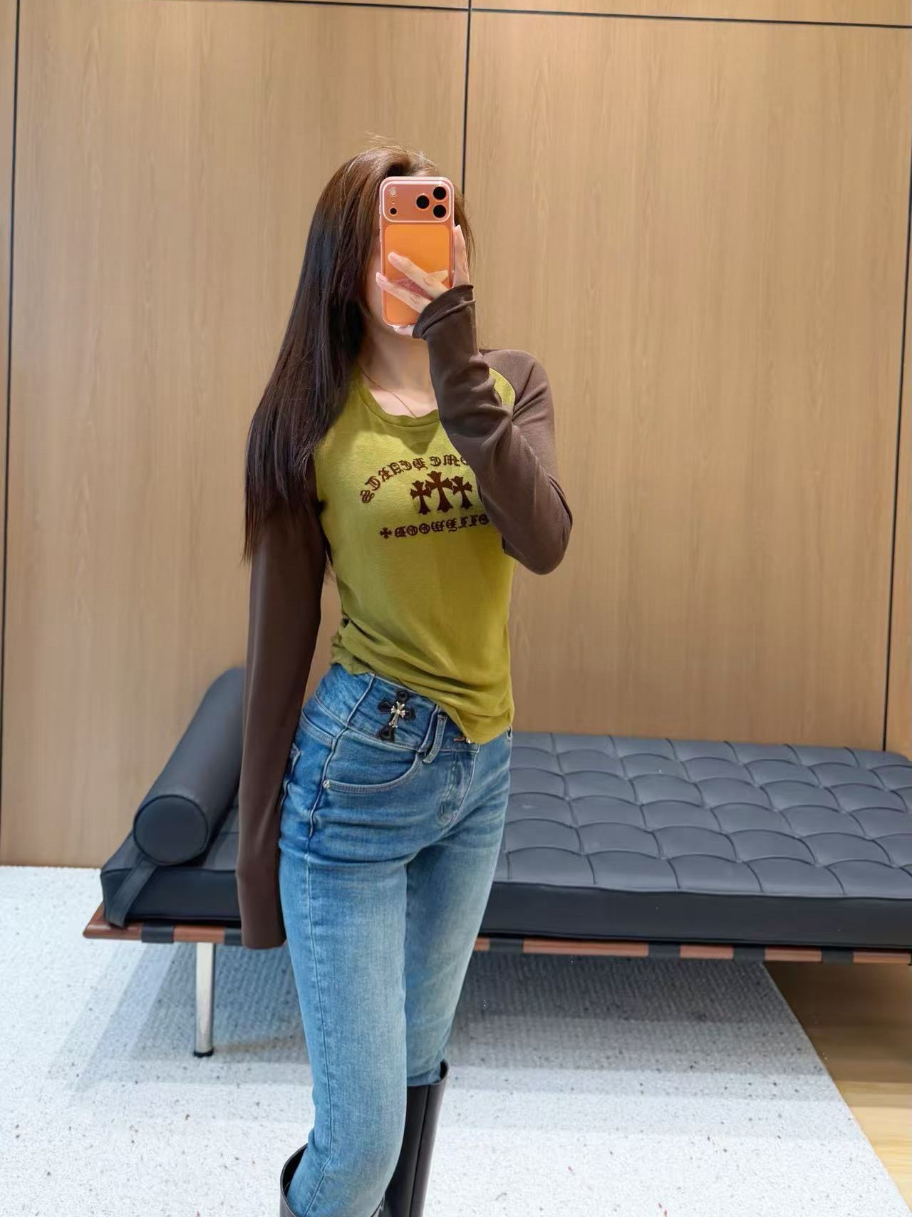 NO:695271,I love the color matching and I never forget it.19860909配色我好爱 过目不忘,,,Women's clothing