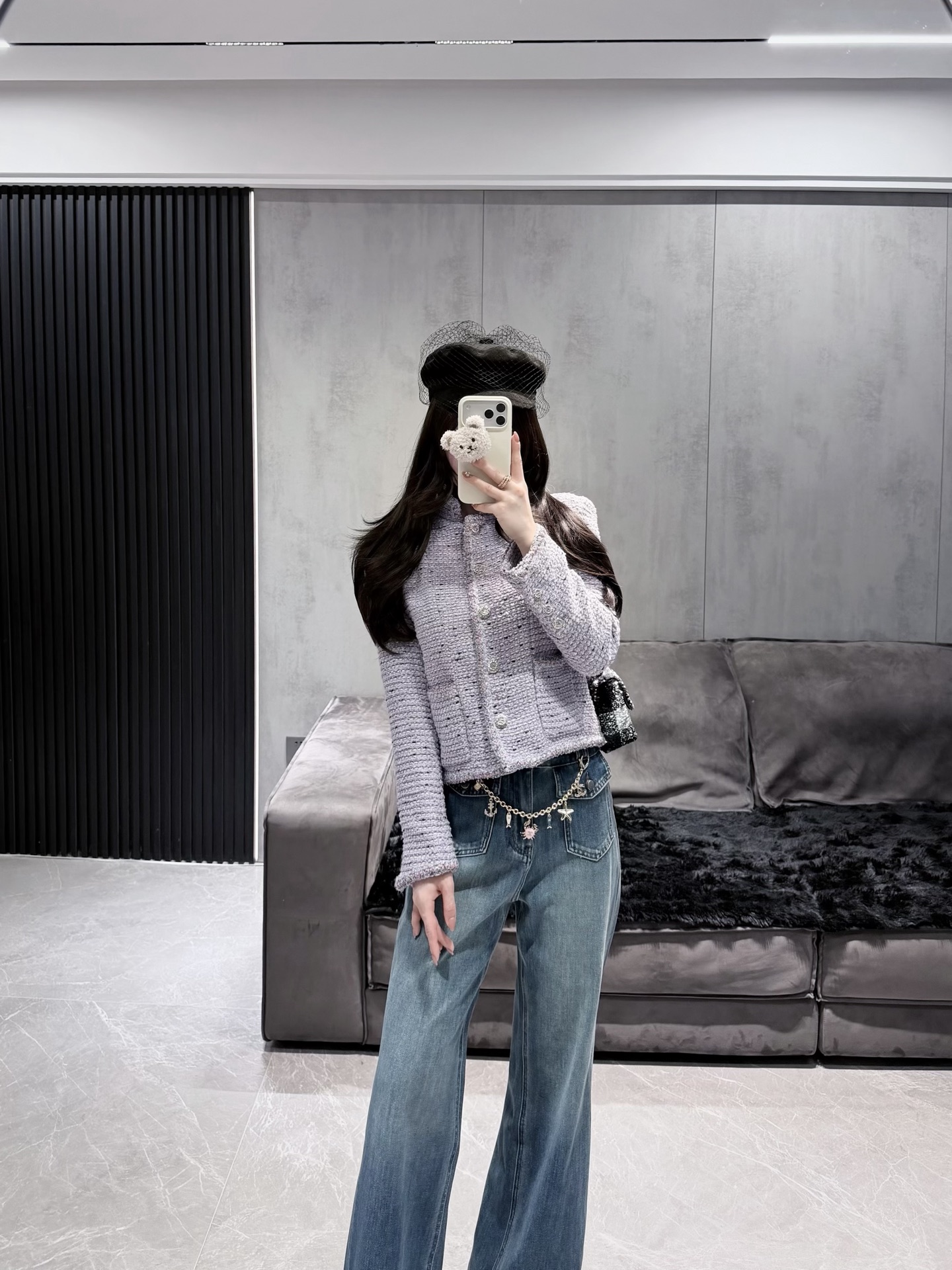 NO:739005,Own model look Purple,,19860909自家模特look Purple,,,Women's clothing