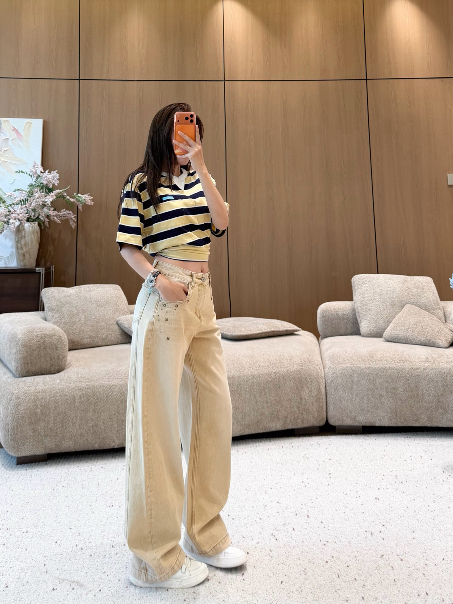 NO:750473,Casual and elegant, don’t choose leg shape or matching,,19860909休闲大方 不挑腿型 不挑搭配,,,Women's clothing