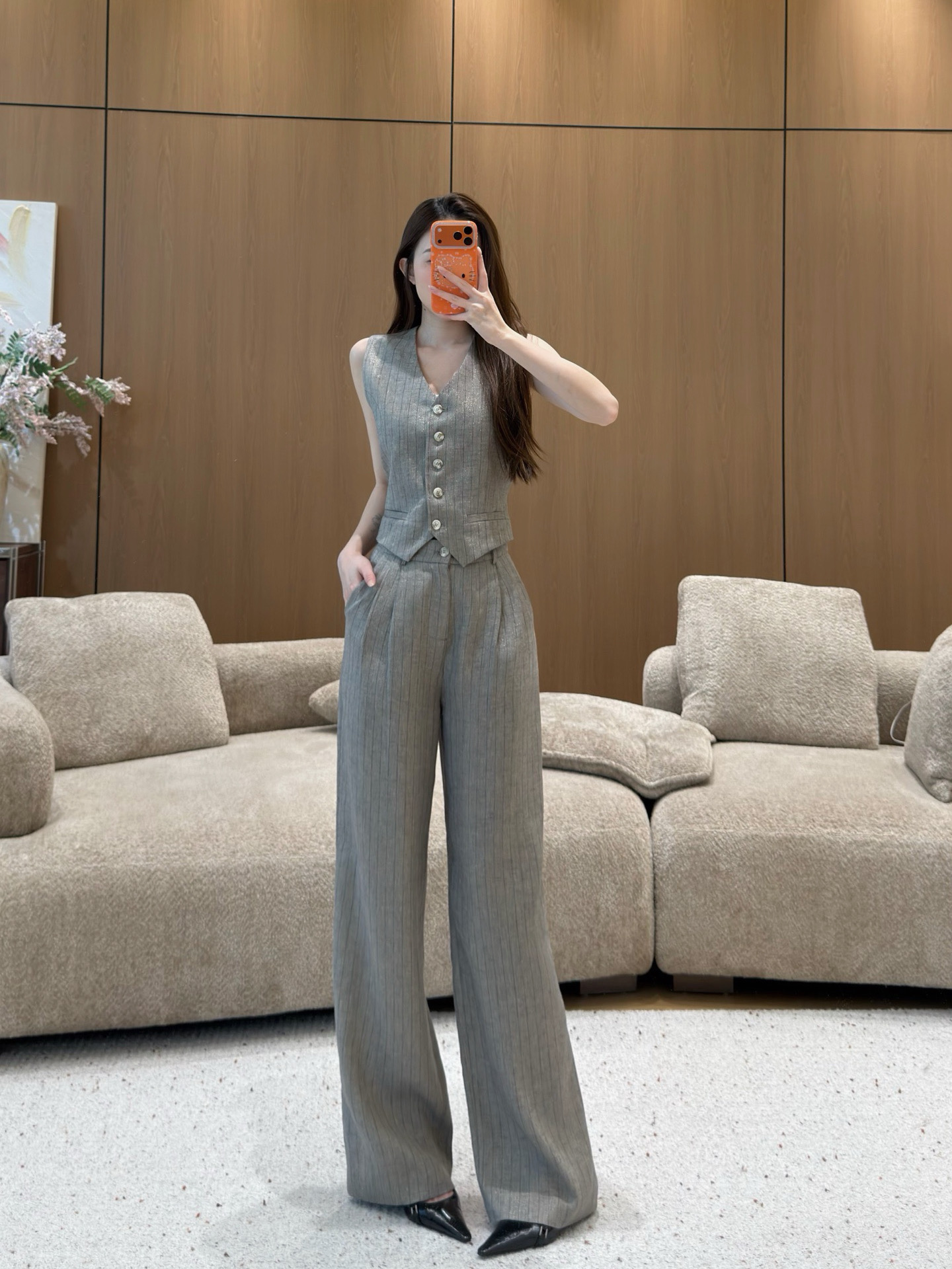 NO:790582,Italian quiet luxury, low-key and high-end,19860909意式静奢 低调又上档次,,,Women's clothing