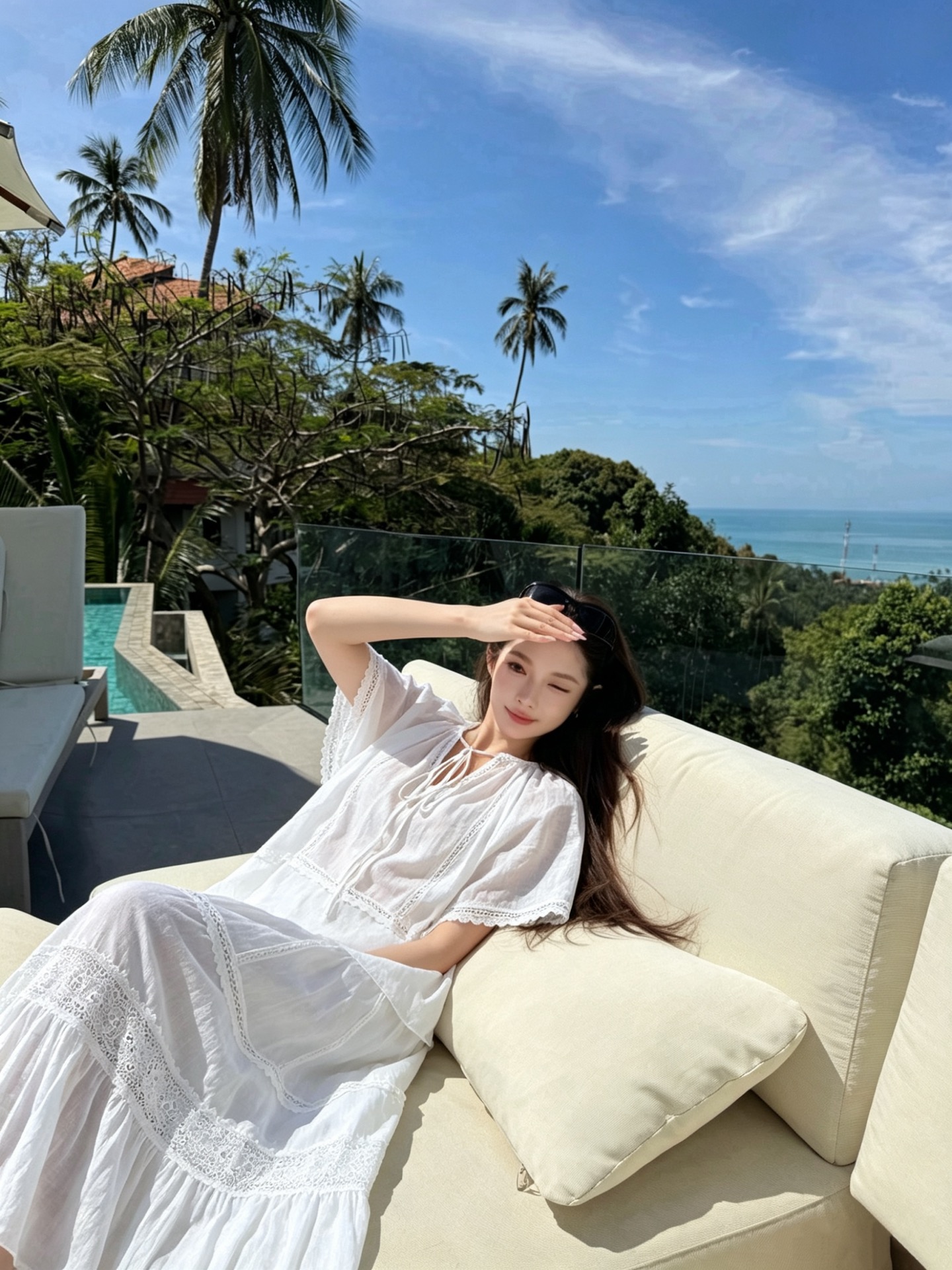 NO:908417,High-end resort style, whoever wears it looks better,,19860909高级度假风 谁穿谁美,,,Women's clothing