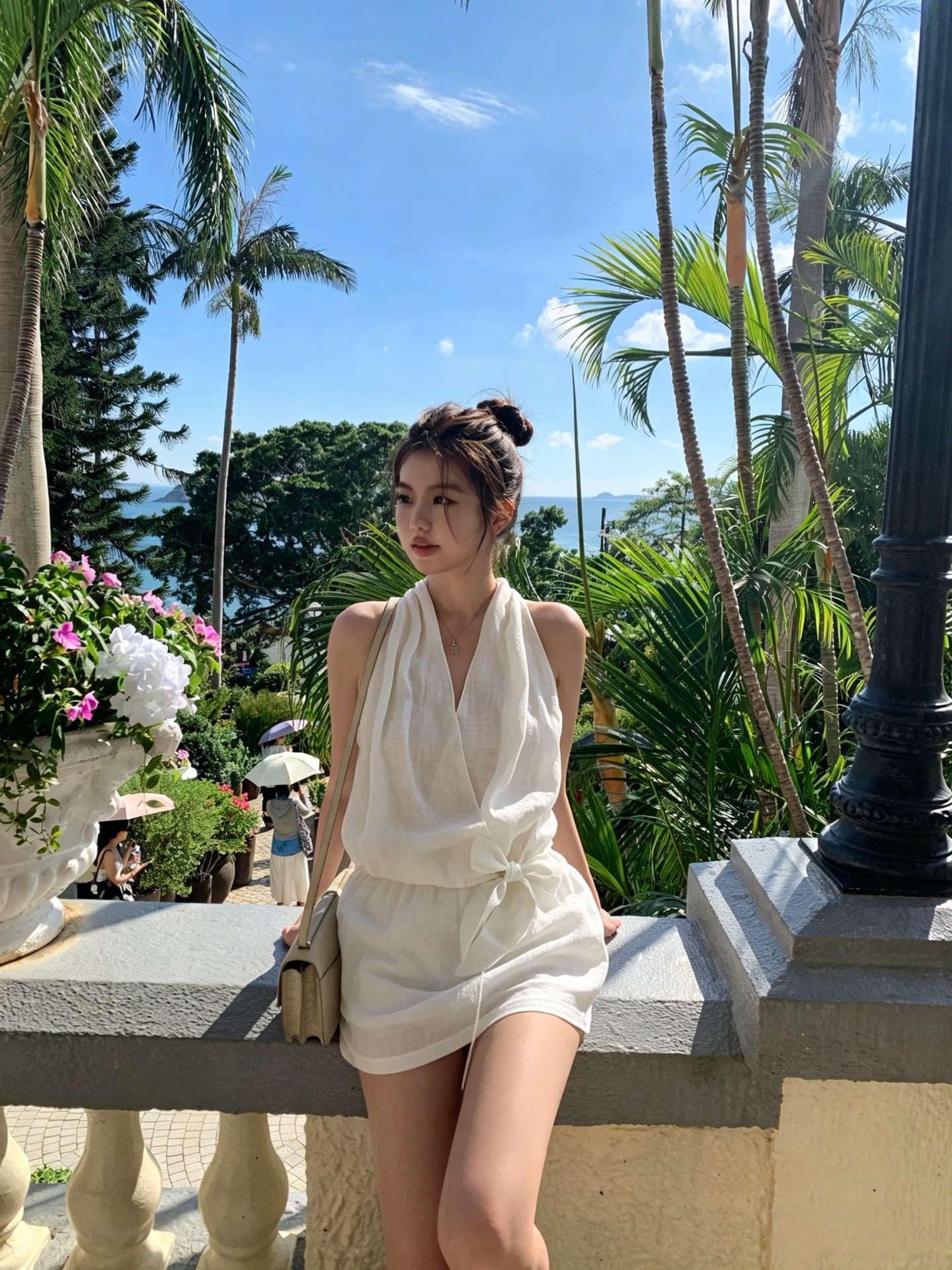 NO:911079,Wearing a ramie suit on vacation is so beautiful,,19860909度假穿苎麻套装 美翻了,,,Women's clothing