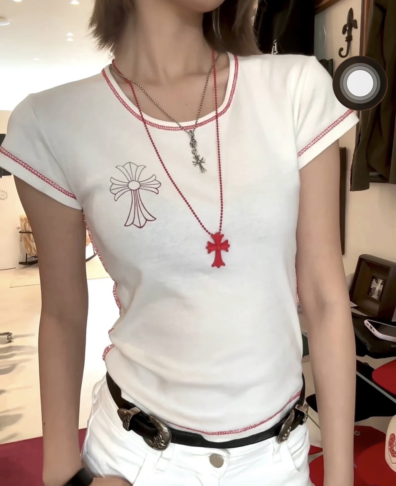 NO:958740,Wear the tee that is in the comfort zone well,,19860909在舒适圈的tee 好好穿,,,Women's clothing