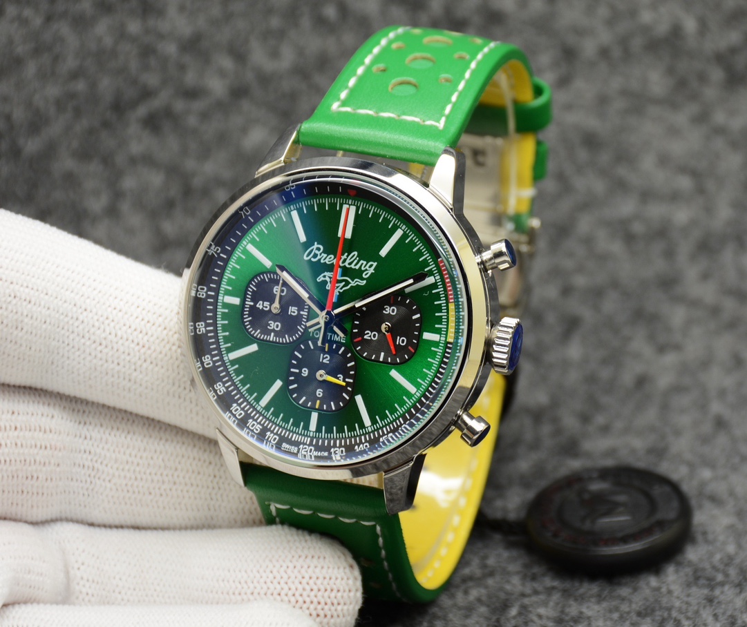 “New Stone-Screen Men’s Watch: Stylish Design, Precise Multifunctional Core, Imported Leather Straps” - 图片 8