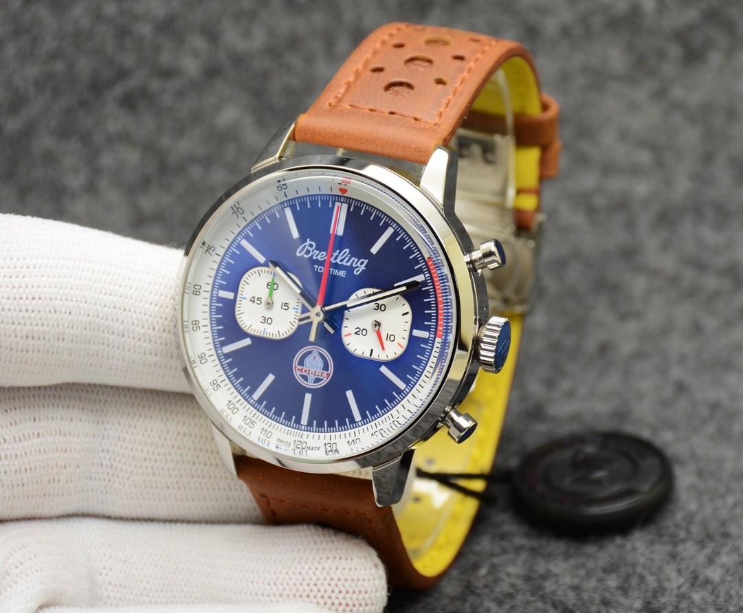 “New Stone-Screen Men’s Watch: Stylish Design, Precise Multifunctional Core, Imported Leather Straps” - 图片 7