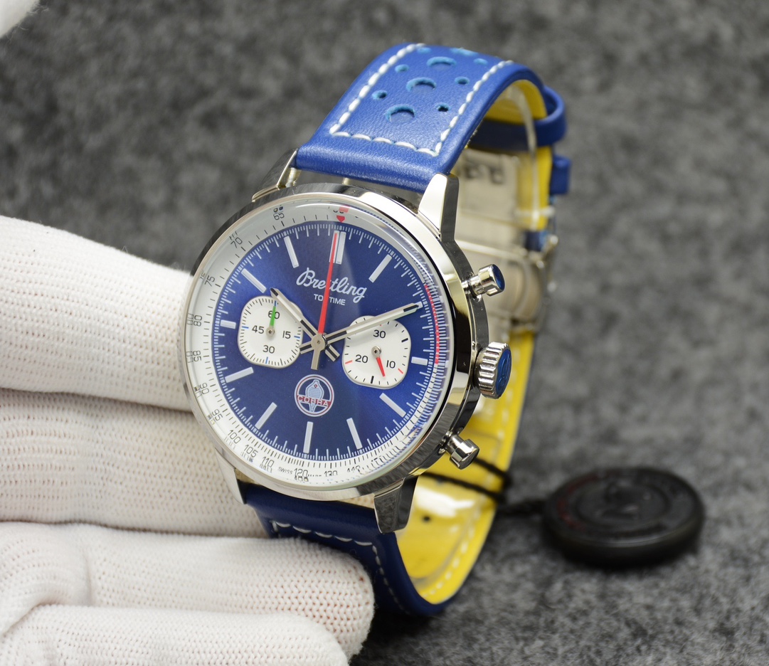 “New Stone-Screen Men’s Watch: Stylish Design, Precise Multifunctional Core, Imported Leather Straps” - 图片 6