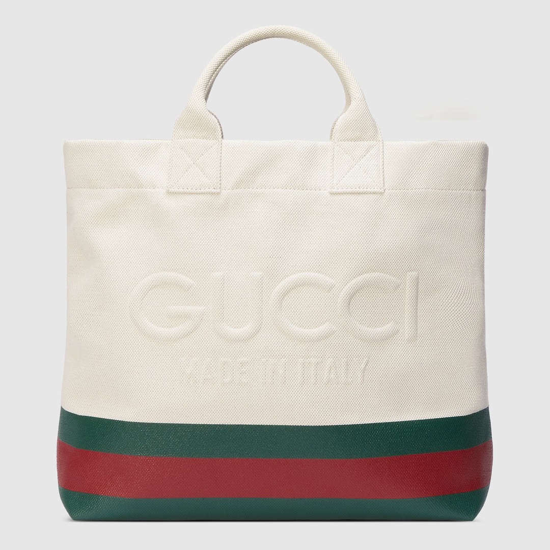 Gucci Bolsos de Tote Clon 1: 1
 Verde Rojo Lona Colección de verano Casual