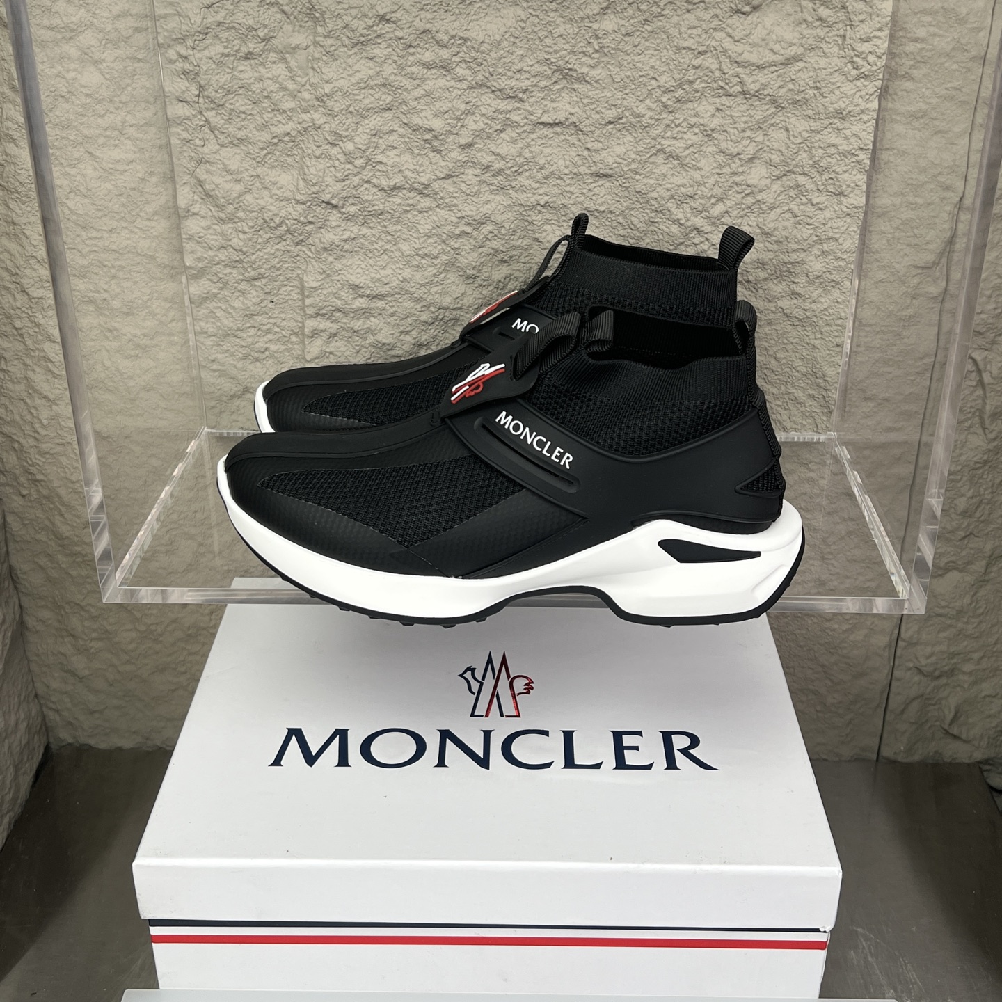 Moncler Men's Black Sneakers Breathable Casual Shoes Size 39-44 2 i1745234307582 3583 0 0