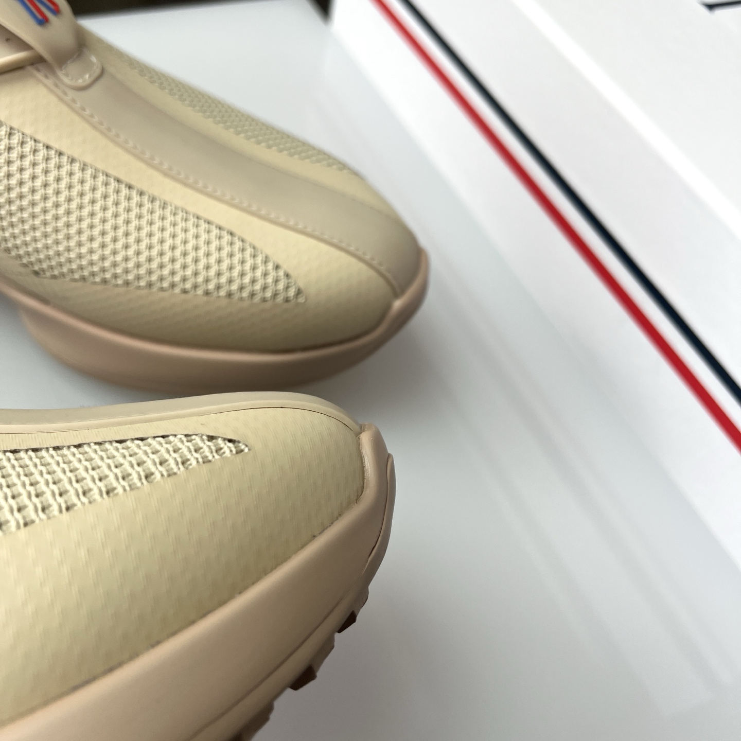 Moncler Men's Sneakers Breathable Lightweight Casual Shoes - Beige 7 i1745267787912 228 0 9