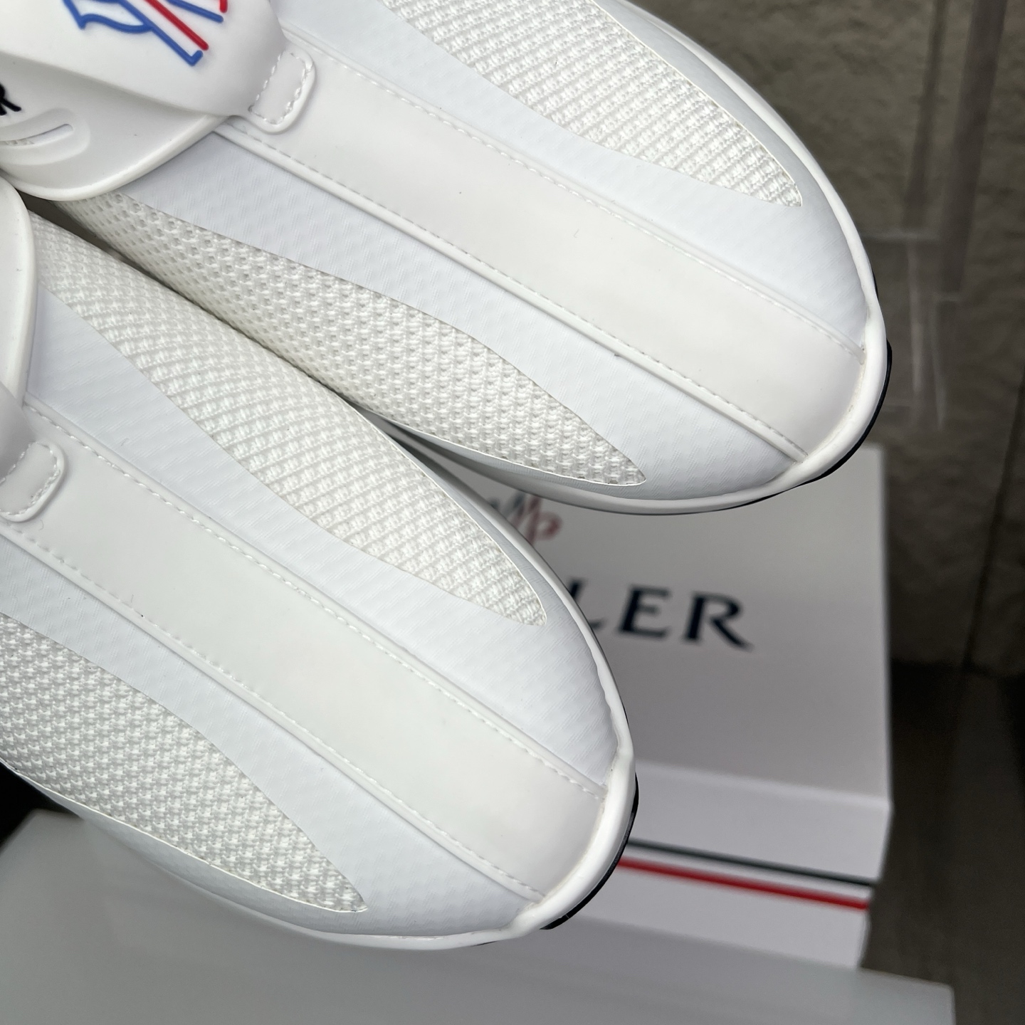 Moncler Men's White Sneakers Breathable Casual Shoes Size 39-44 EU 6 i1745267957231 4177 0 9