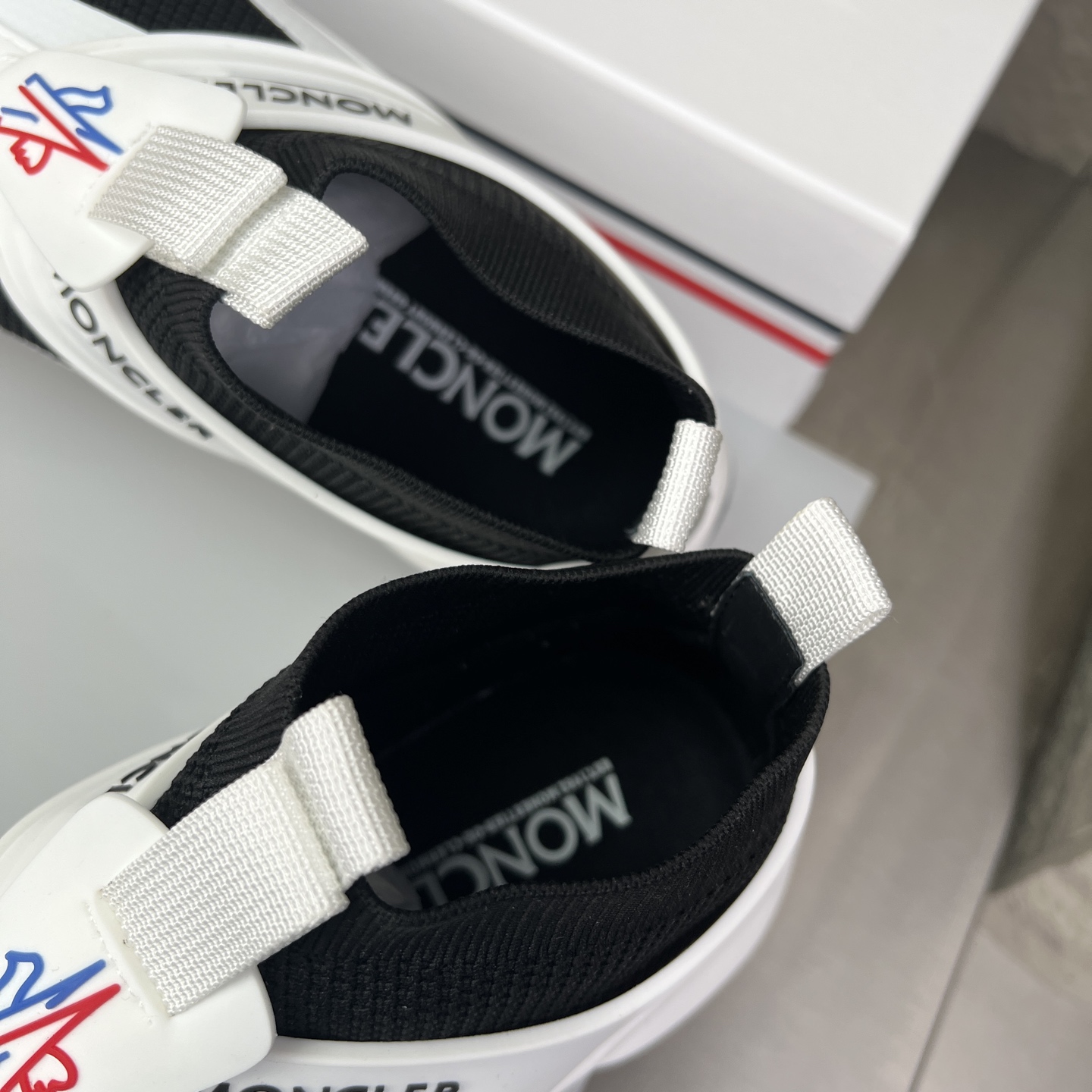 Moncler Men's White & Black Sneakers Breathable Casual Shoes Size 39-44 7 i1745268111643 2338 0 13