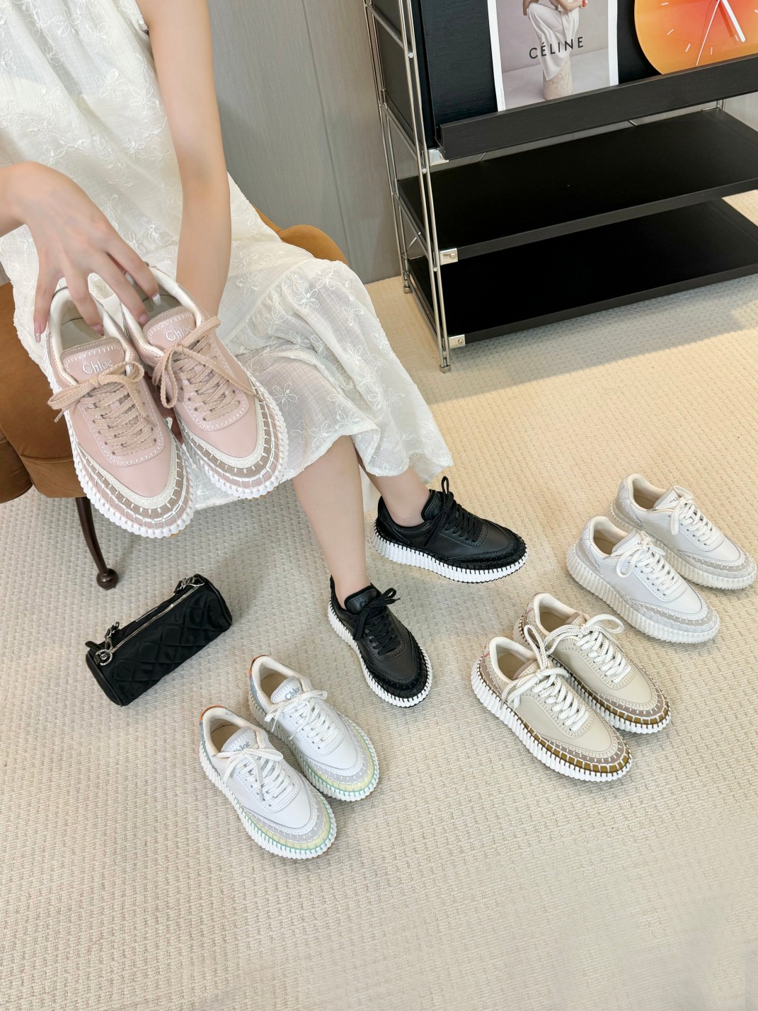 2024 Chloe Spring & Summer Sandals: Cosmopolitan Collection with Imported Cow Skin Fabric - 图片 3