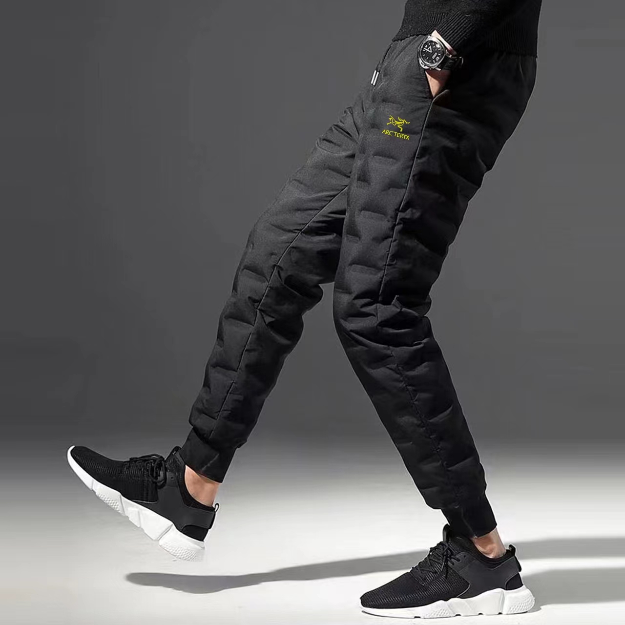 The Online Shopping
 Arc’teryx mirror quality
 Clothing Pants & Trousers Black White Duck Down Winter Collection Fashion Casual