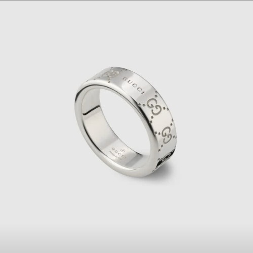 Elegante Anillo Gucci de Plata Esterlina con Doble G Clásica para Parejas 15 Elegante Anillo Gucci de Plata Esterlina con Doble G Clásica para Parejas