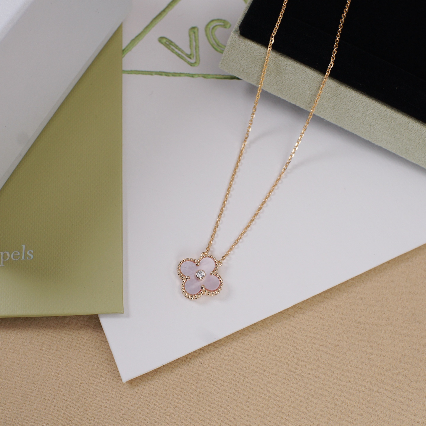 梵克雅宝 Van Cleef & Arpels 高定典藏经典高奢皮具手袋托特包斜挎包女包 #54E51750 3