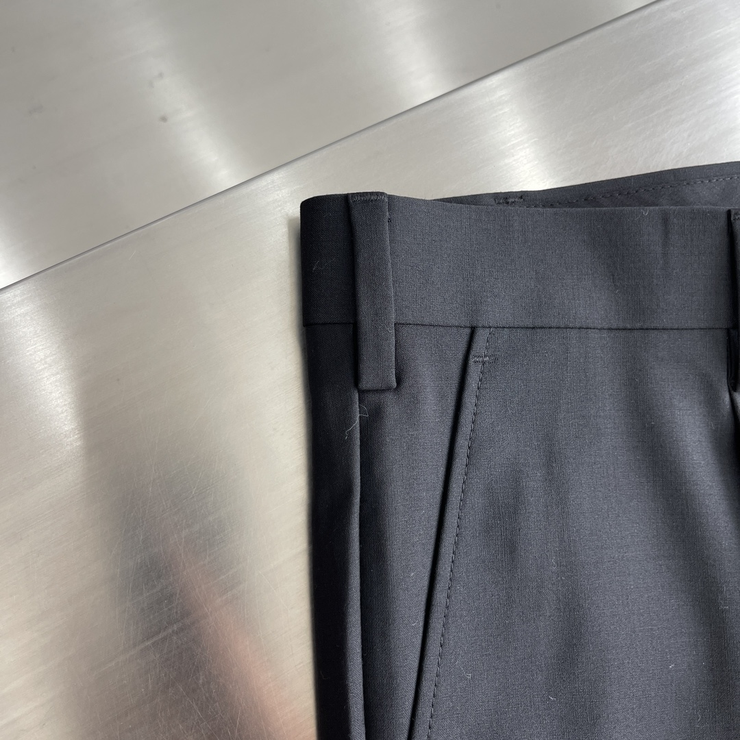 Neil Barrett Wool Blend Slim-Fit Dress Pants | Logo Waistband Detail 5 i1697804936 1487 3