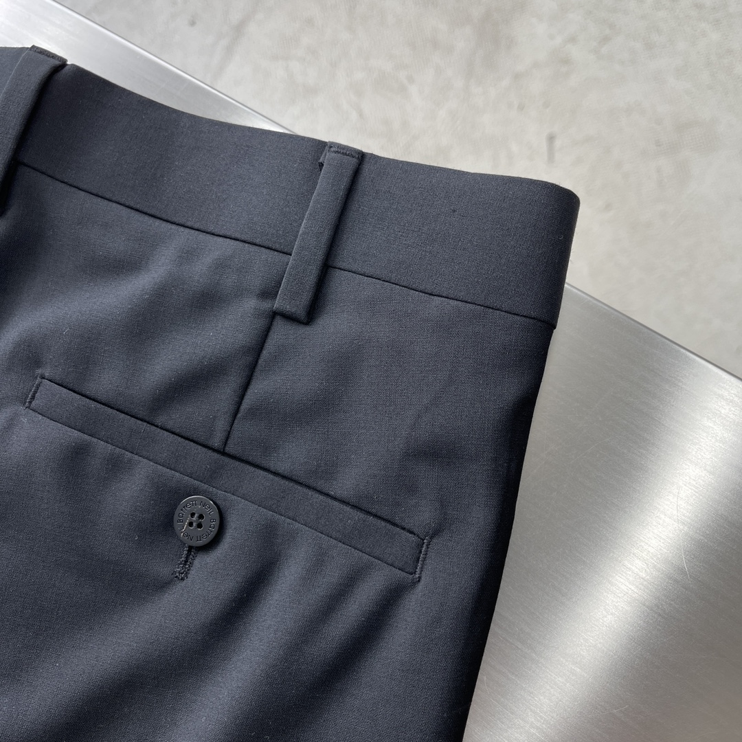 Neil Barrett Wool Blend Slim-Fit Dress Pants | Logo Waistband Detail 7 i1697804936 4042 5