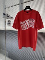 Louis Vuitton Clothing T-Shirt Printing Unisex Cotton Spring Collection Casual