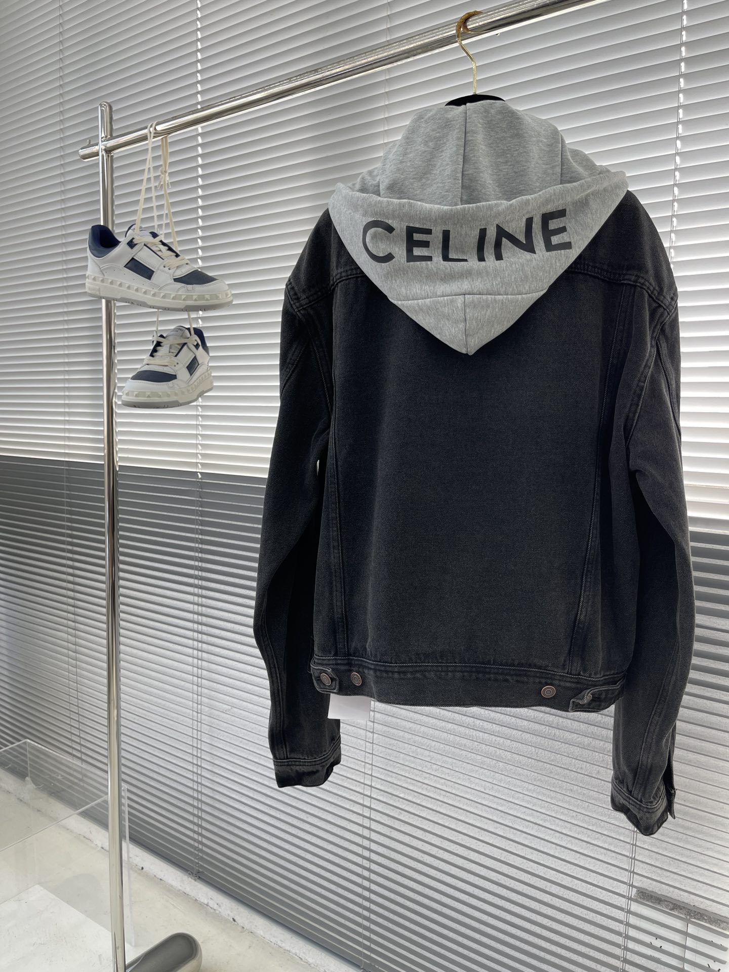 Celin Cowboy Coat: High-Quality Denim and Original Ash Fabric, Comfortable and Stylish Fit - 图片 2