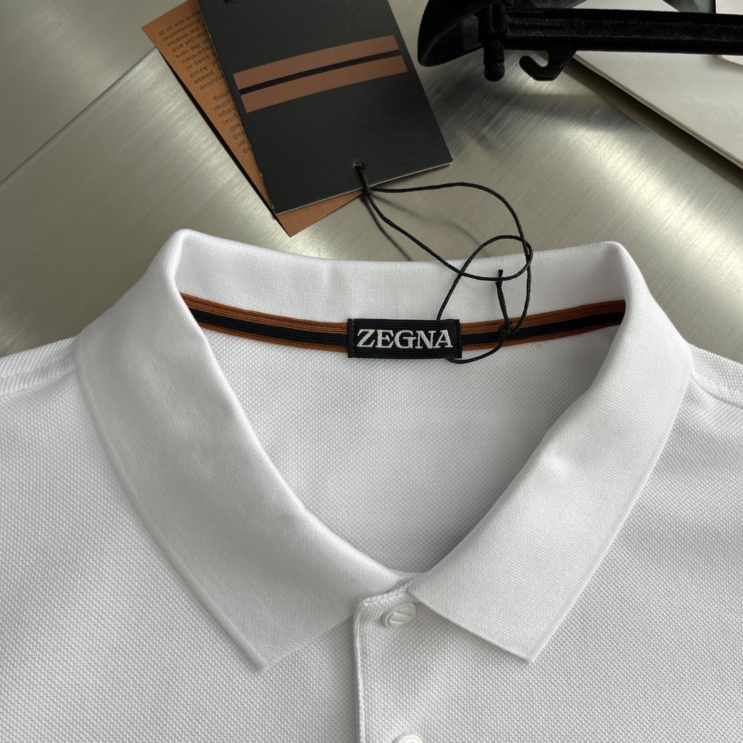 

-Z ZEGN 25ssZ家最新爆款POLO 定制中眼珠地面料 手感舒适 经典百搭 环保LOGO 
