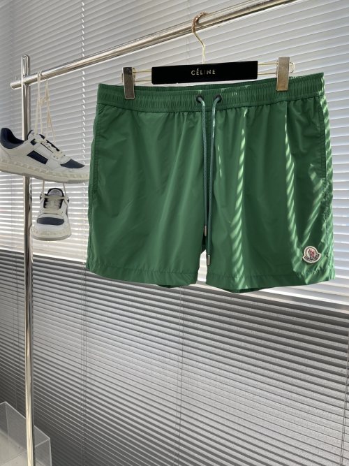 Moncler Men's Green Drawstring Swim Trunks Summer Casual Beach Shorts 1 Moncler Men's Green Drawstring Swim Trunks Summer Casual Beach Shorts