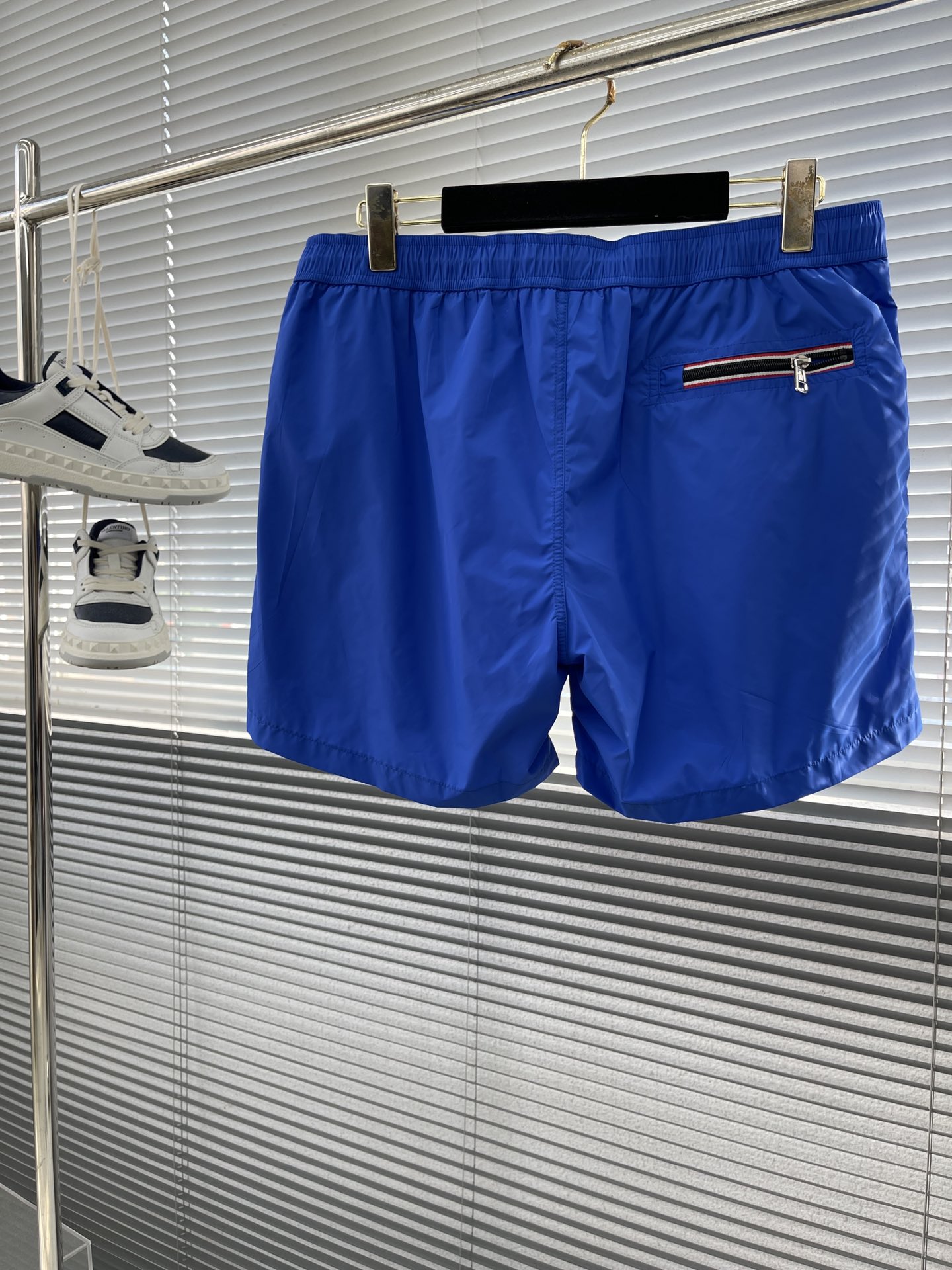 Moncler Men's Blue Swim Trunks Elastic Drawstring Waistband, Casual Style 9 i1717323317 5426 1