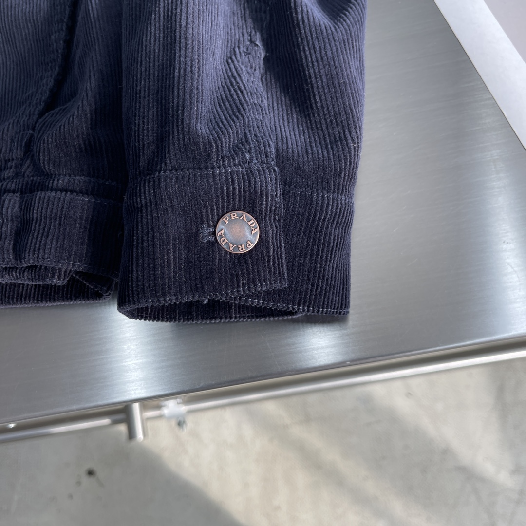 Prada Corduroy Jacket - Premium Cotton Blend, Classic Fit, Modern Style 6 i1725618494 5014 3