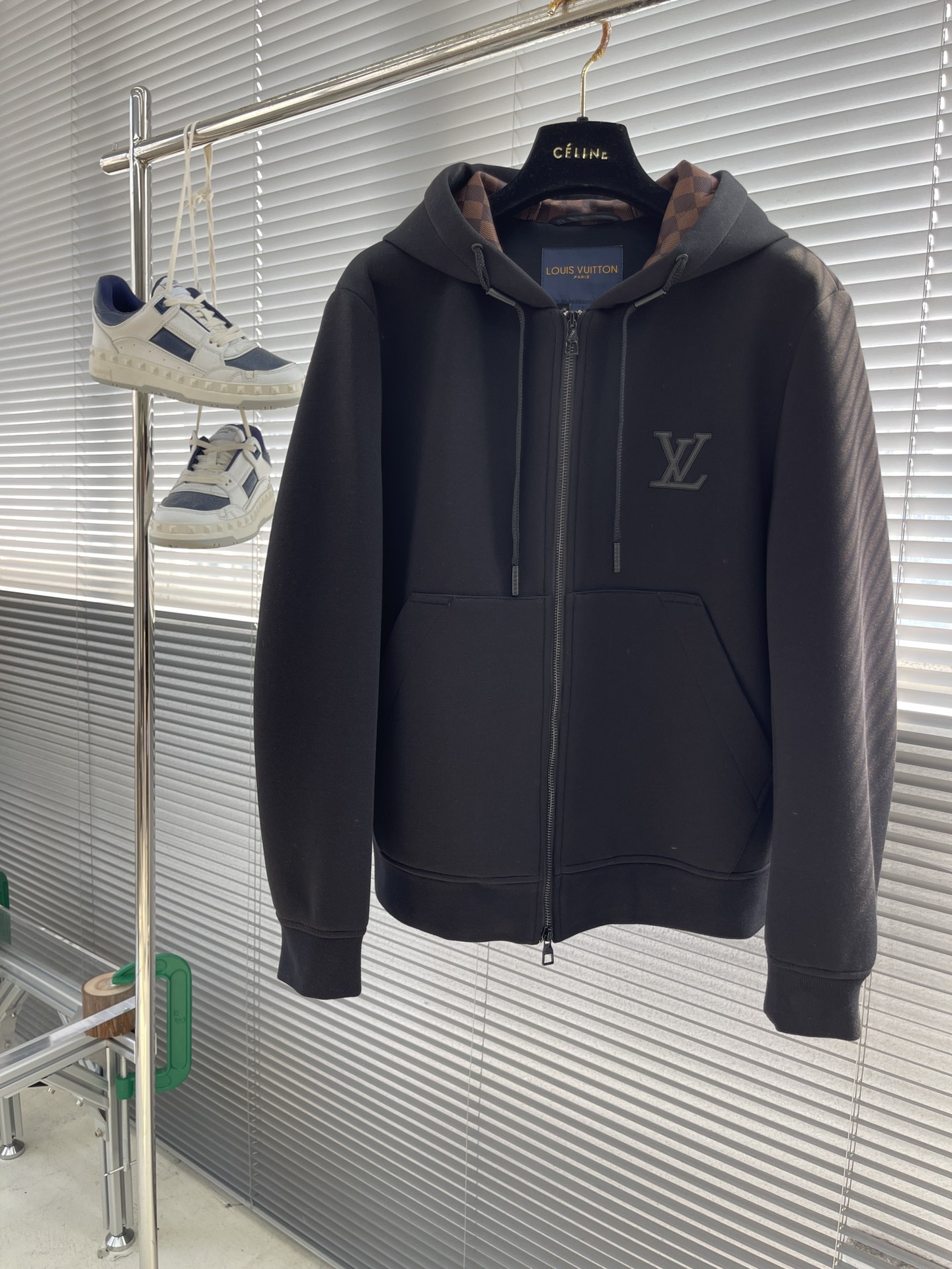 Louis Vuitton Clothing Coats & Jackets Wool Hooded Top