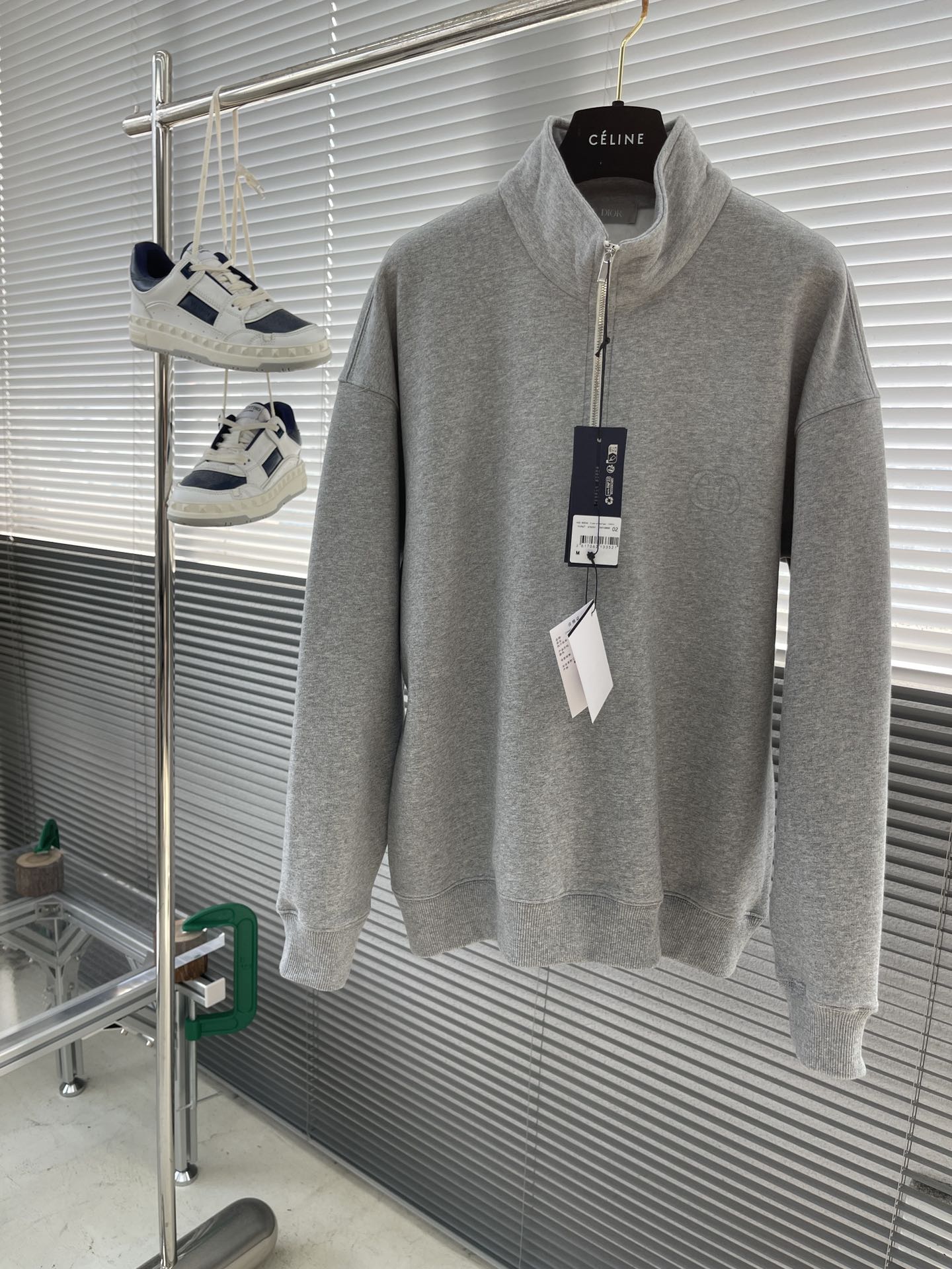 Dior CD Icon Half-Zip Sweatshirt, Modern Style, Unisex Design 2 i1728900691 7114 2