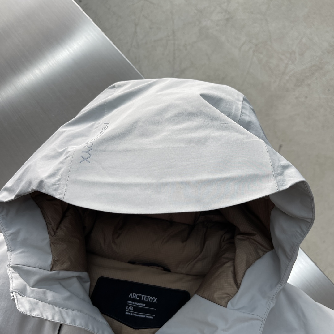 -🐦 鸟家 硬壳连帽中长款情侣防风羽绒服，采用定制五金辅料，无缝压胶，立体logo，90白鸭绒 最新科技