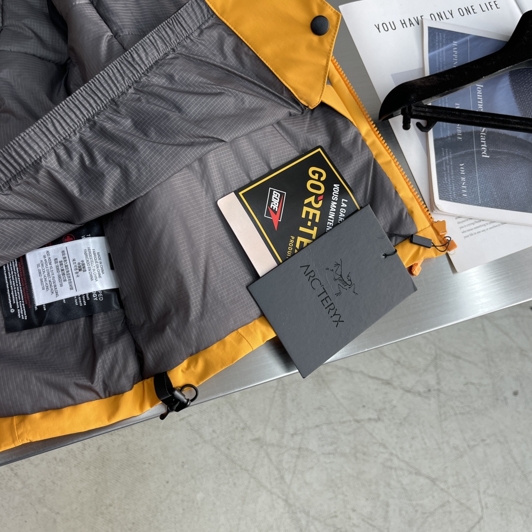 -🐦 鸟家 买菜羽绒服鸟硬壳连帽中长款情侣防风羽绒服，采用定制五金辅料，无缝压胶，立体logo，90白鸭