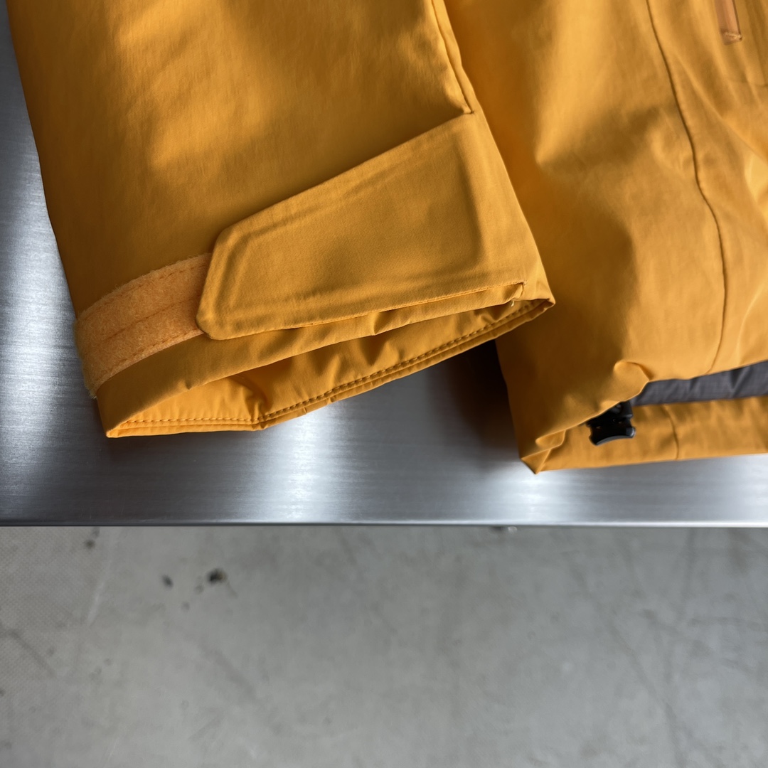 -🐦 鸟家 买菜羽绒服鸟硬壳连帽中长款情侣防风羽绒服，采用定制五金辅料，无缝压胶，立体logo，90白鸭