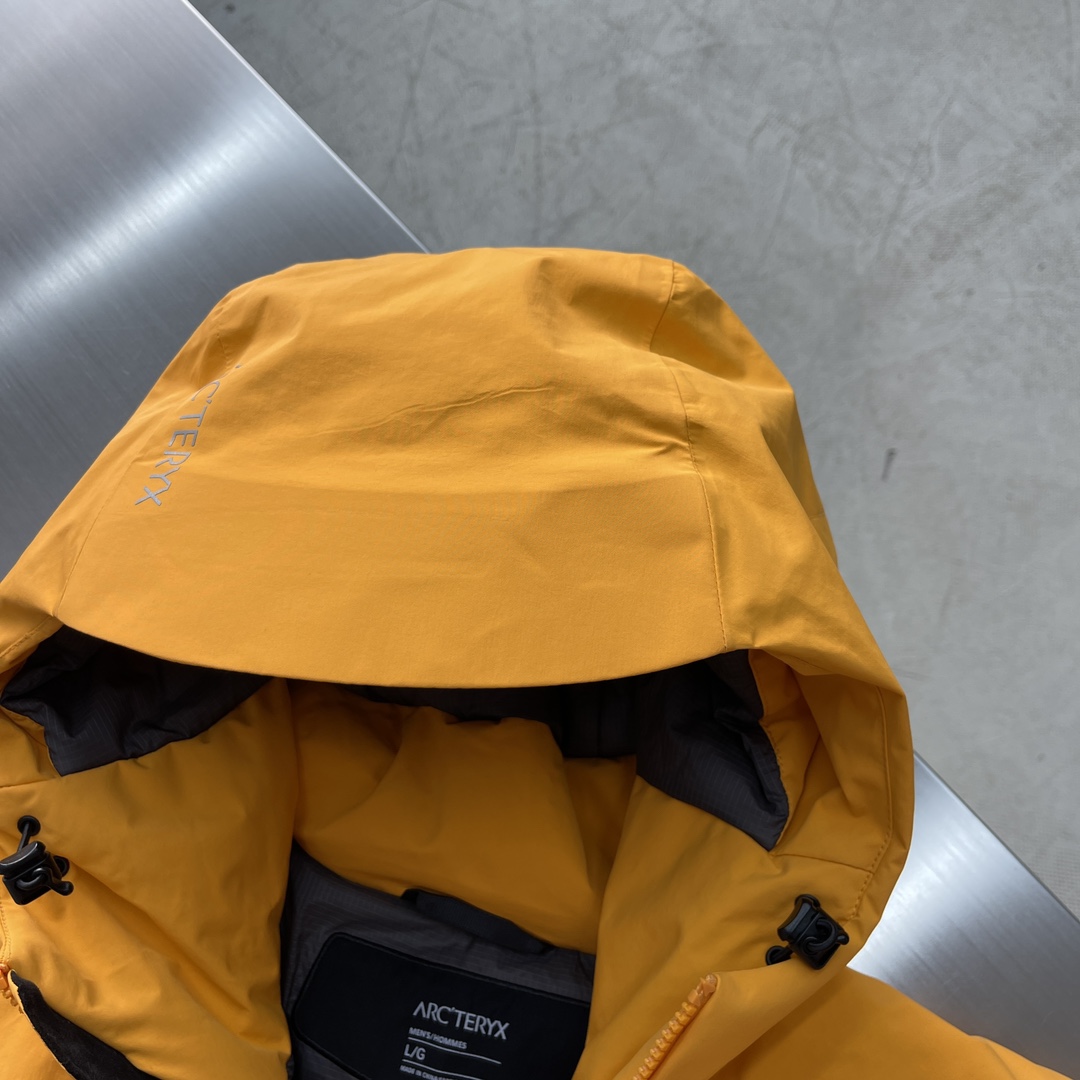 -🐦 鸟家 买菜羽绒服鸟硬壳连帽中长款情侣防风羽绒服，采用定制五金辅料，无缝压胶，立体logo，90白鸭