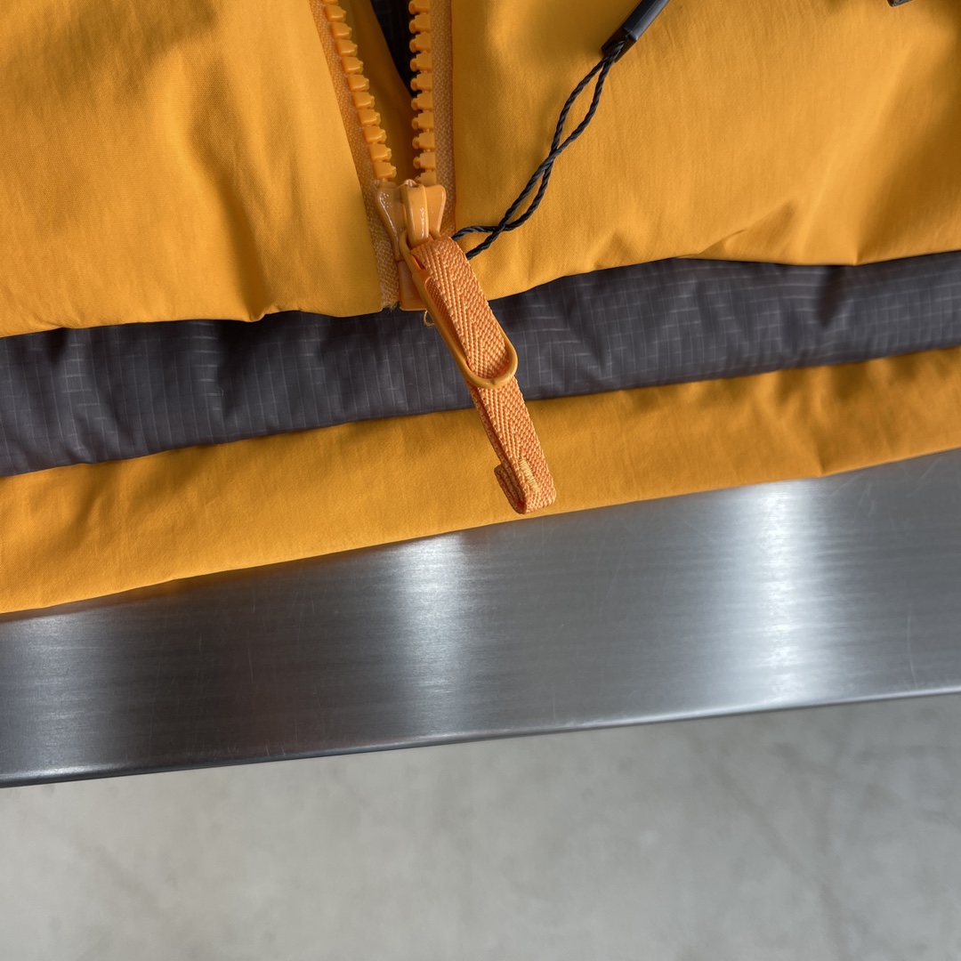 -🐦 鸟家 买菜羽绒服鸟硬壳连帽中长款情侣防风羽绒服，采用定制五金辅料，无缝压胶，立体logo，90白鸭