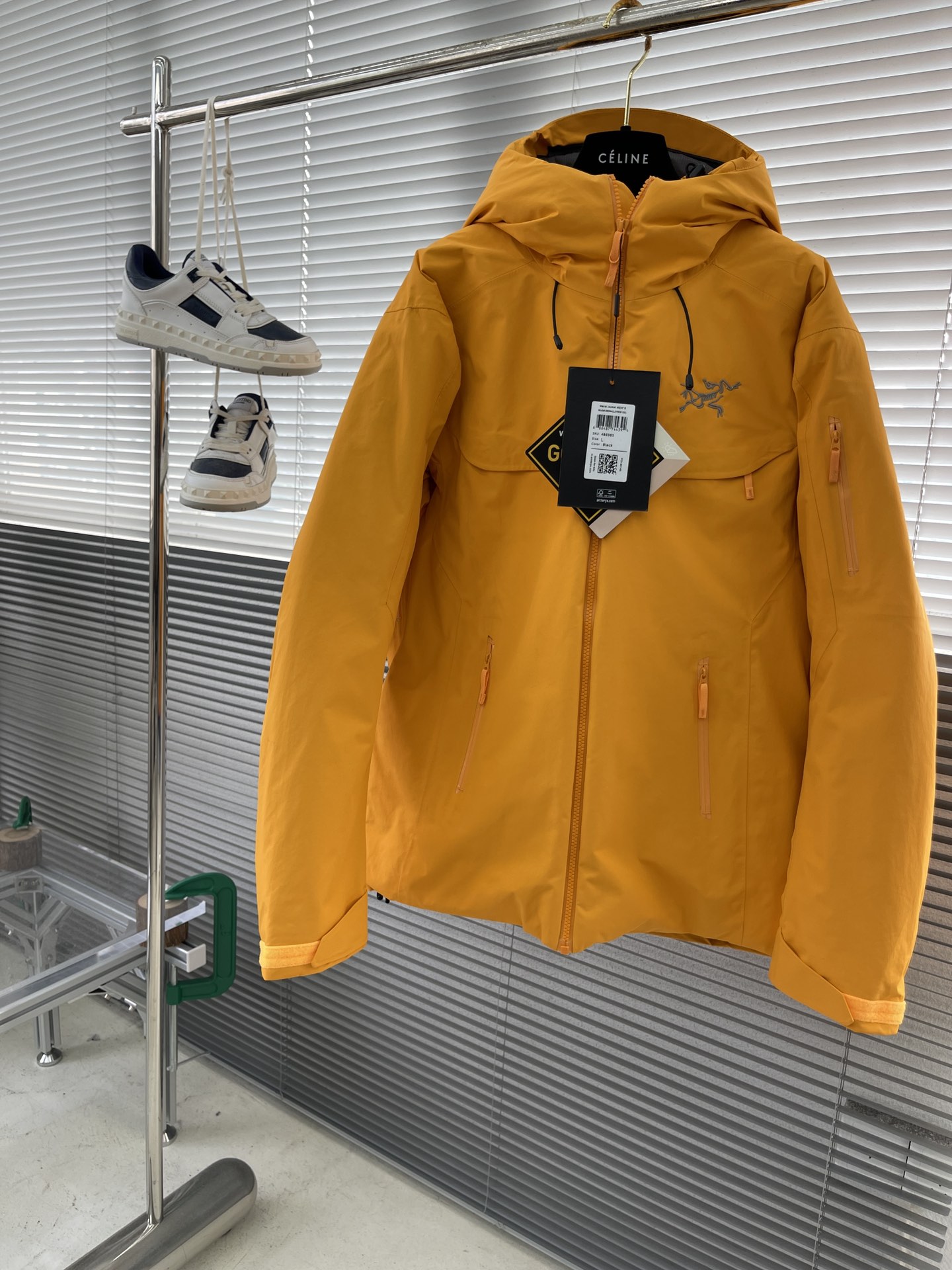 -🐦 鸟家 买菜羽绒服鸟硬壳连帽中长款情侣防风羽绒服，采用定制五金辅料，无缝压胶，立体logo，90白鸭