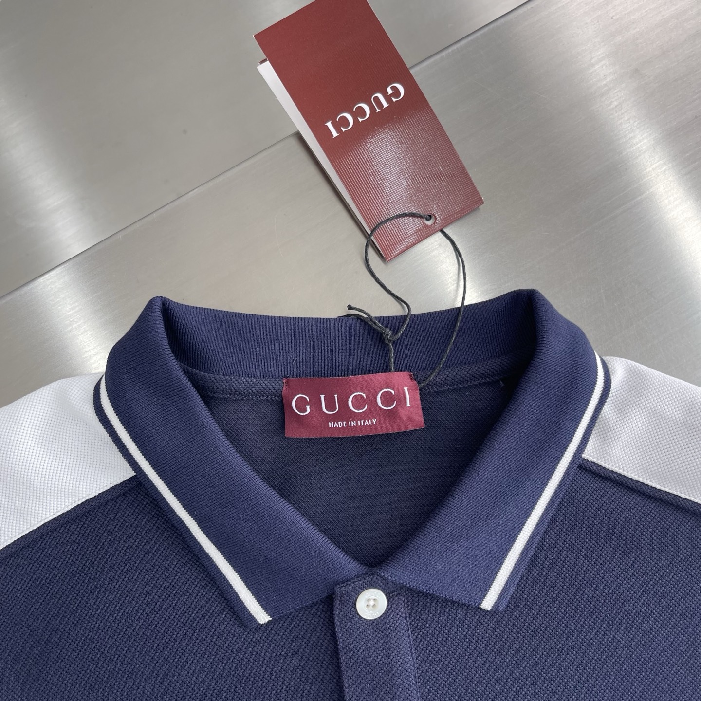 Gucci Men's Polo Shirt Short Sleeve T-Shirt Business Casual Style 3 i1745503044197 4741 0 0
