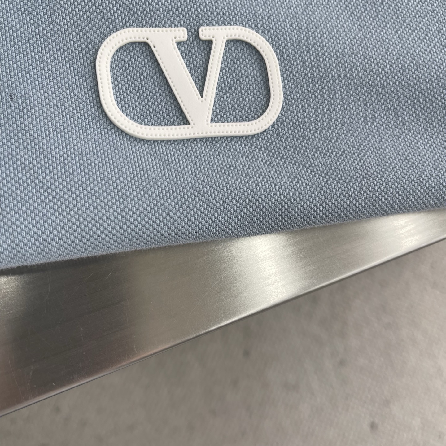 Valentino VLTN Logo Polo Shirt Light Blue Cotton Blend, Modern Fit 5 i1745503315305 6854 0 2