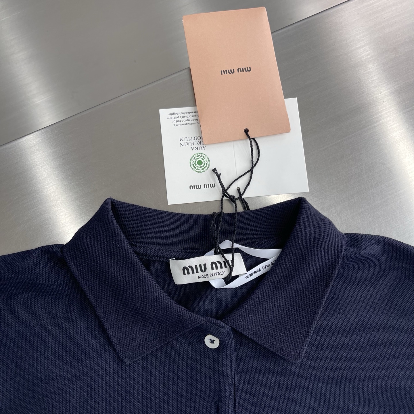 Miu Miu Classic Logo Embroidered Polo Shirt - 24SS Collection 4 i1745585486237 4533 0 0