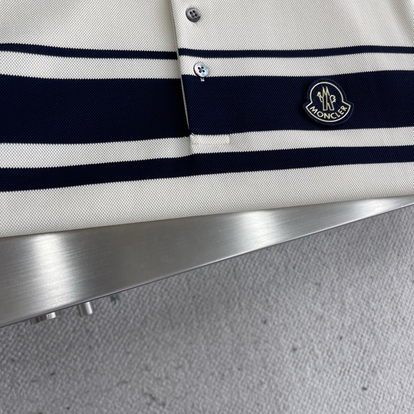 Moncler Men's Striped Piqué Polo Shirt Short Sleeve Classic Fit 4 i1745585901637 1588 0 1