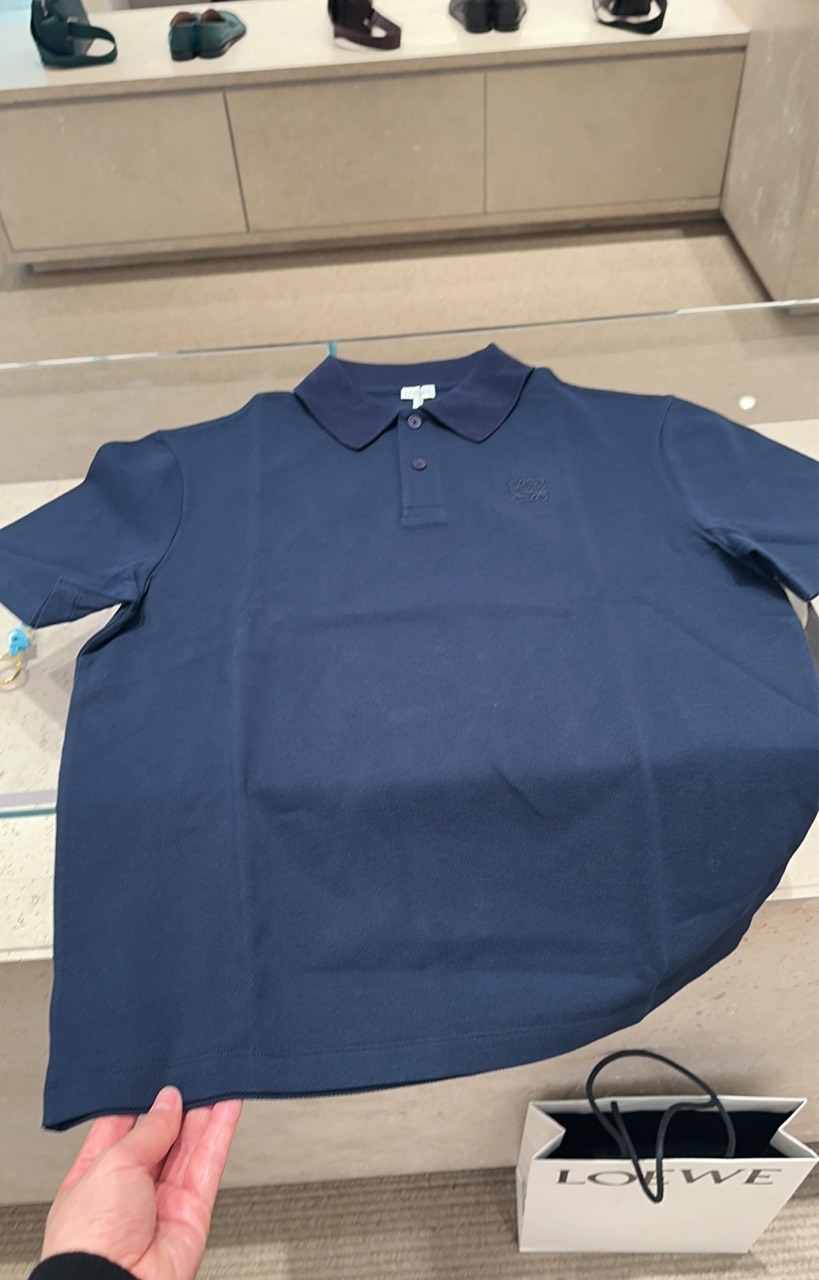 Loewe Men's Cotton Piqué Polo Shirt - Comfortable, Breathable, and Stylish
