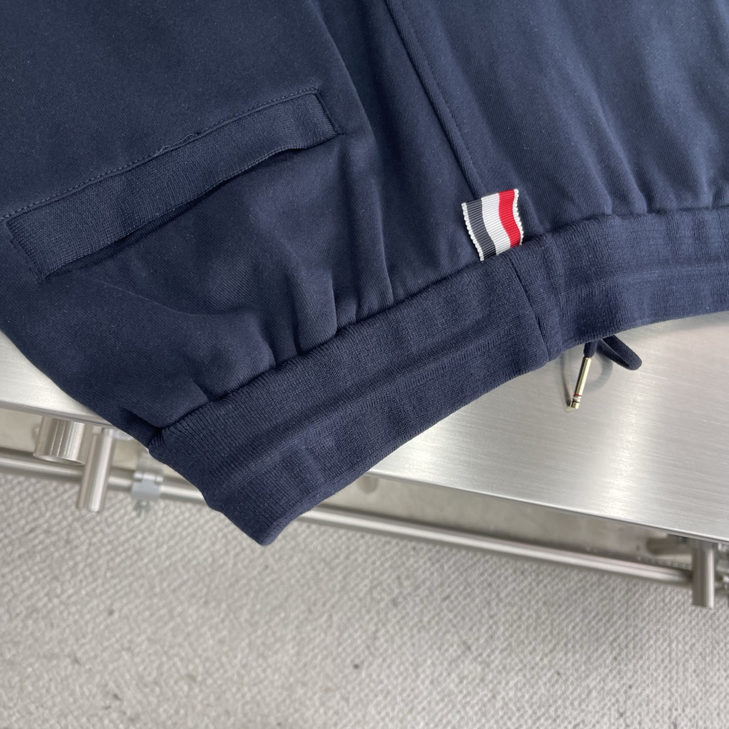 Celine Snake Embroidered Navy Cotton Shorts Drawstring Casual For Men And Women 10 i1745677330343 5702 0 5