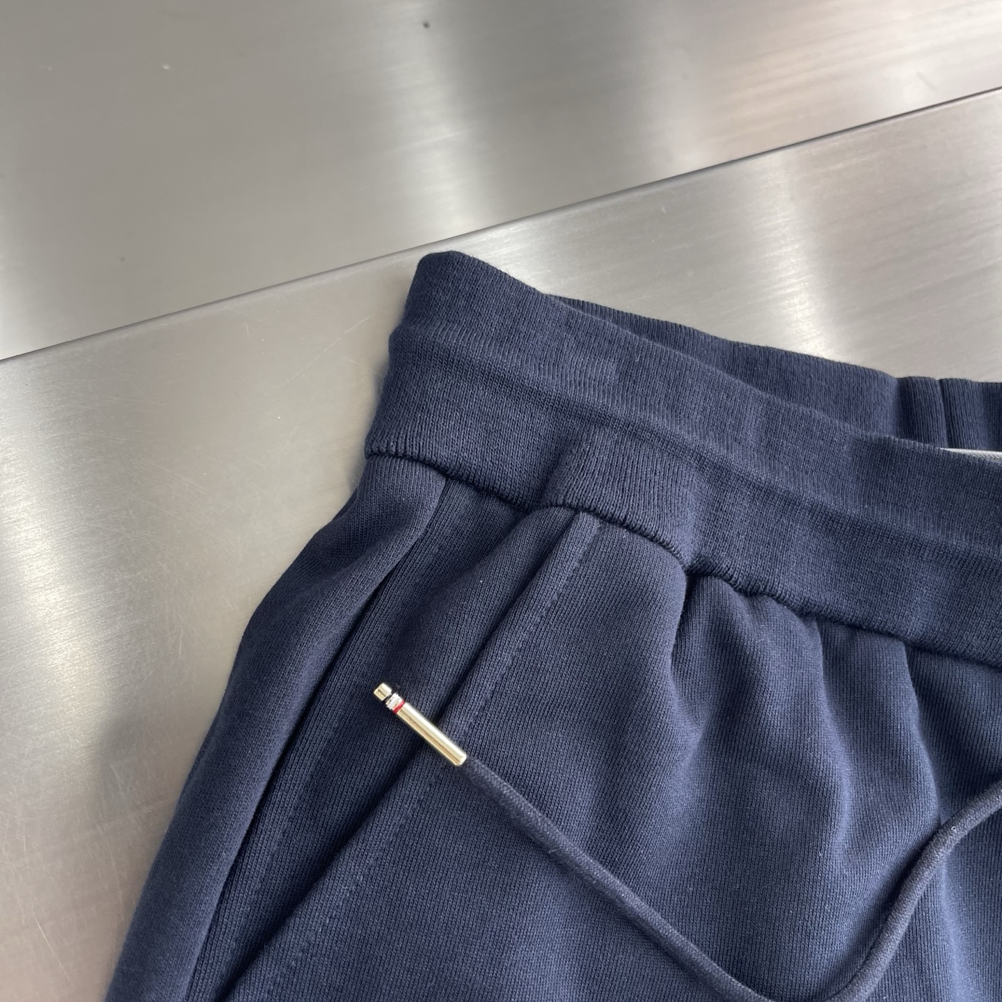 Celine Snake Embroidered Navy Cotton Shorts Drawstring Casual For Men And Women 6 i1745677331481 6422 0 1