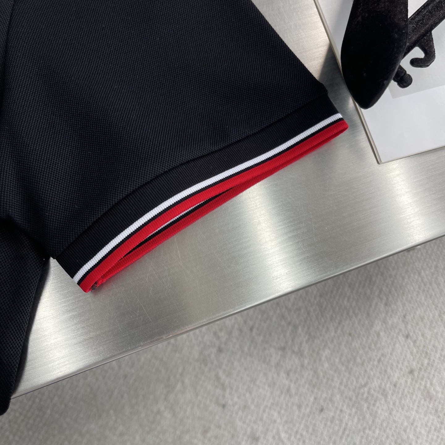 Prada Men's Polo Shirt - Short Sleeve Pique Cotton with Color Block Trim 6 i1745678987213 6471 0 3