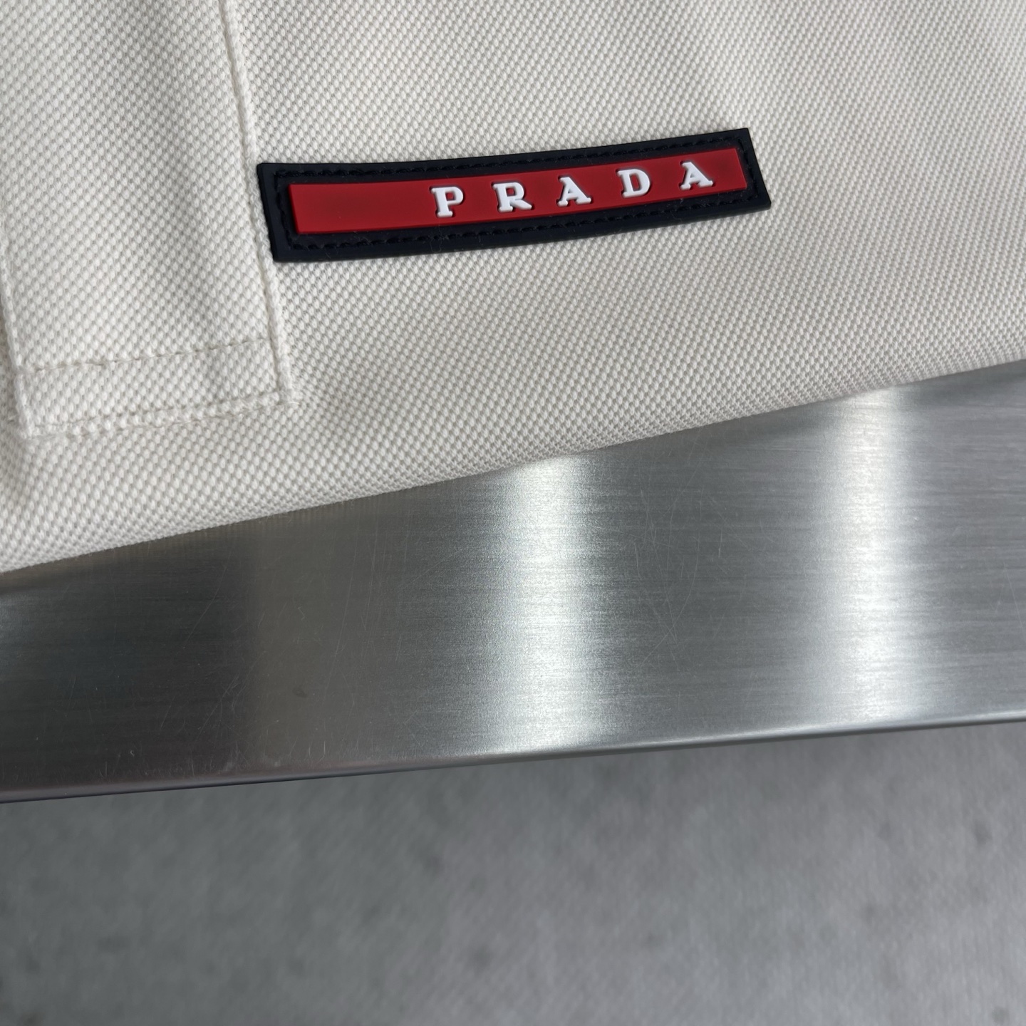 Prada Men's White Pique Polo Shirt with Contrast Trim 5 i1745679157947 5227 0 1