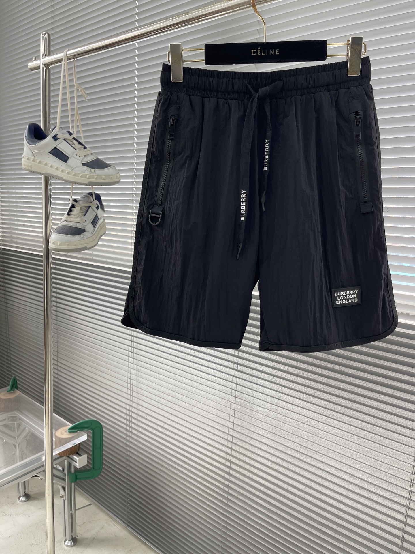 Burberry Men's Summer Beach Shorts Set: Quick-Dry, Windproof, and Lightweight