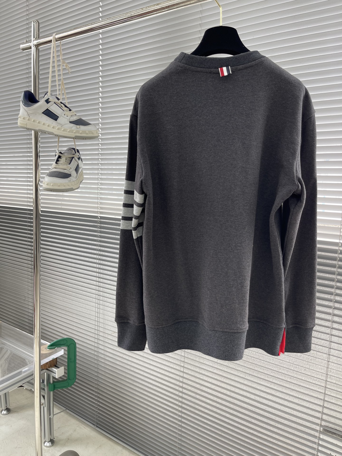 Thom Browne New Colorblock Weave Crewneck Sweatshirt - High Quality Cotton 8 i1745817640668 8077 0 7