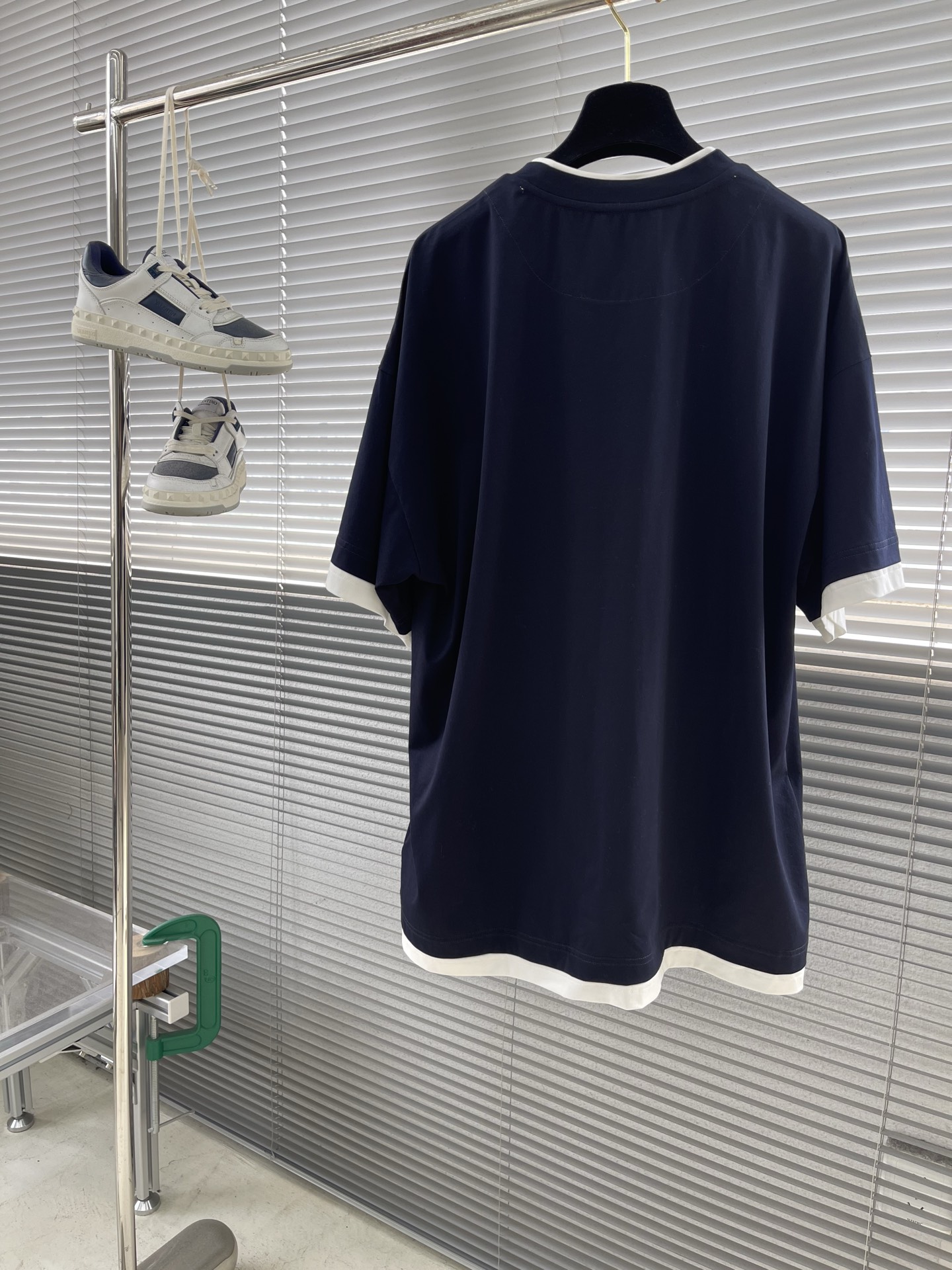 Men's Two-Tone Trim Short Sleeve Crew Neck Tee - Minimalist Style 8 i1745818843183 4307 0 7