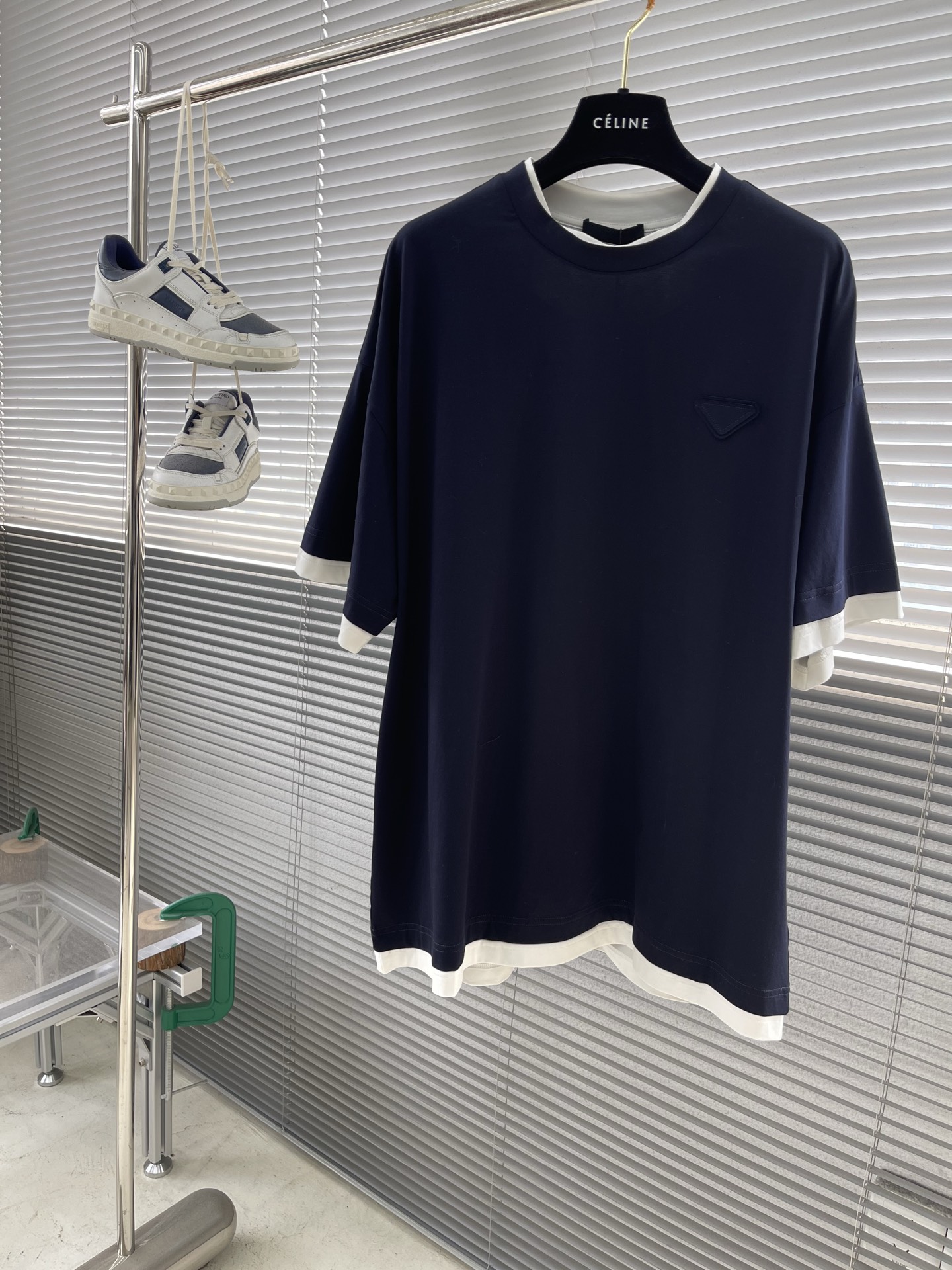 Men's Two-Tone Trim Short Sleeve Crew Neck Tee - Minimalist Style 1 i1745818843202 1603 0 5