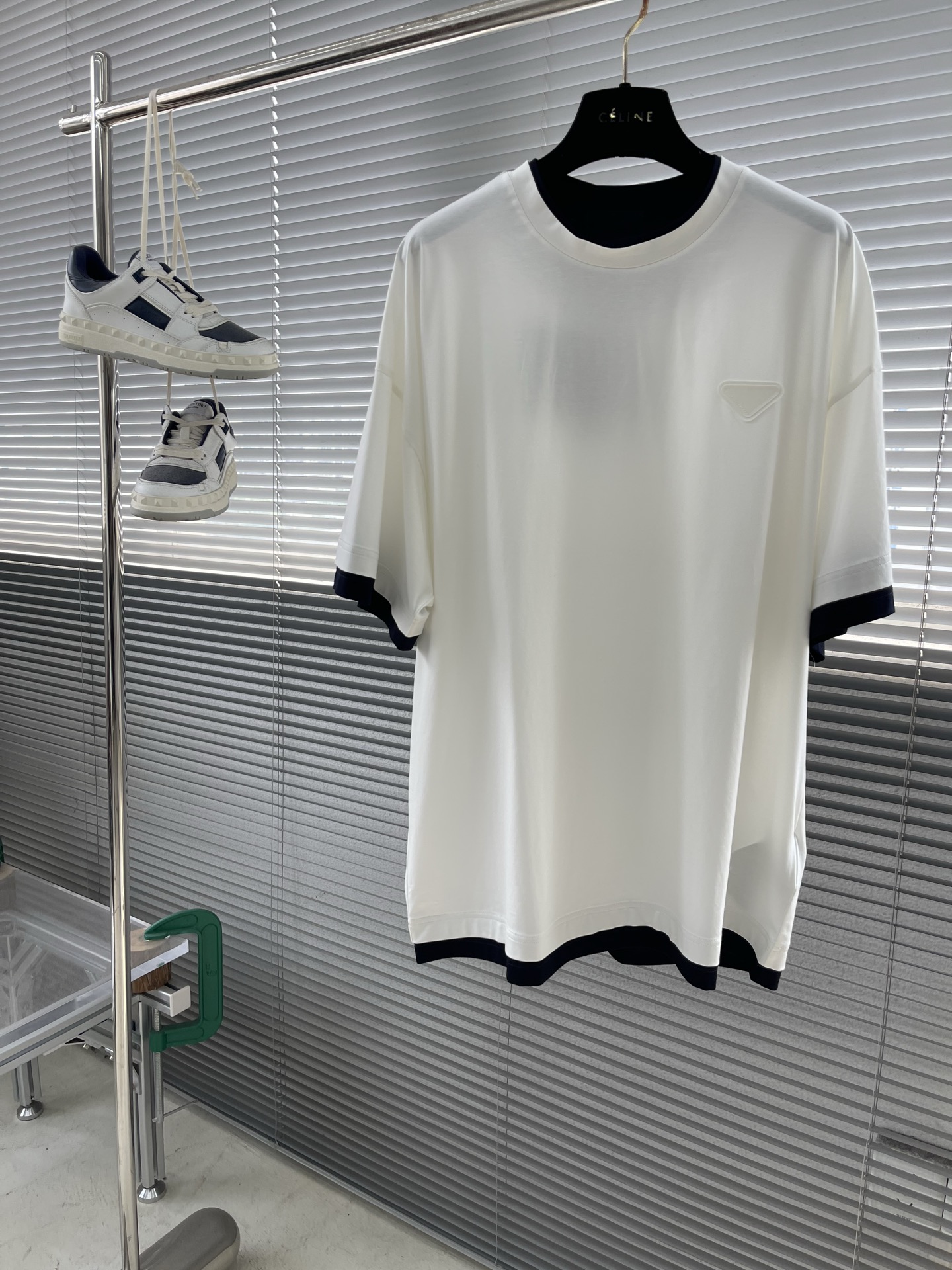 Men's Two-Tone Trim Short Sleeve T-Shirt with Double-Layer Crew Neck 1 i1745818884435 4697 0 5